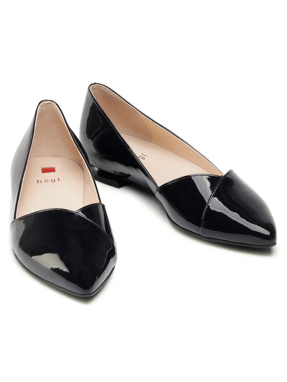 '0-120014-3000' women's ballerina - Dark blue patent (looks more black)