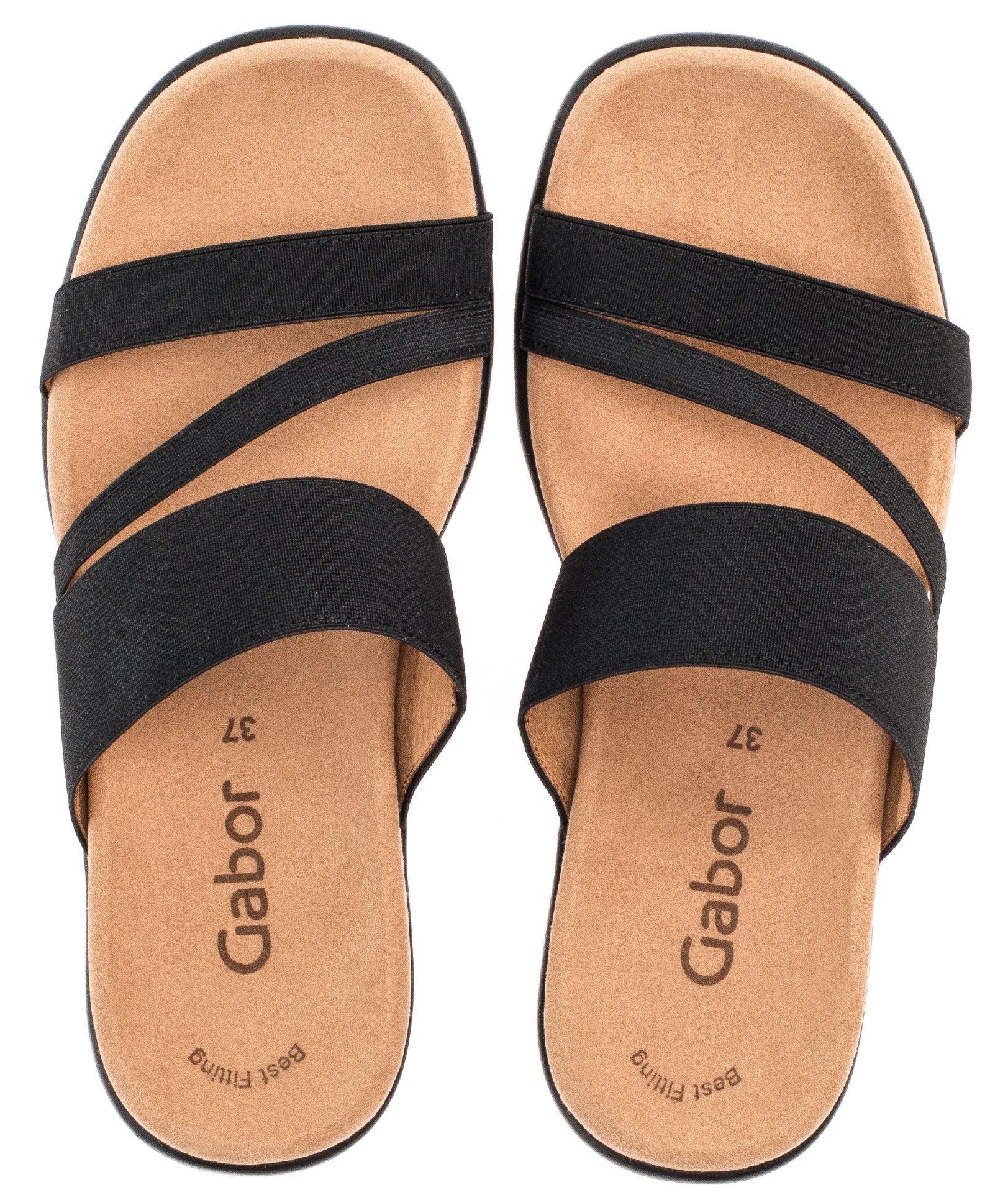 '03.702.87' women's slide sandal - black - Chaplinshoes'03.702.87' women's slide sandal - blackGabor