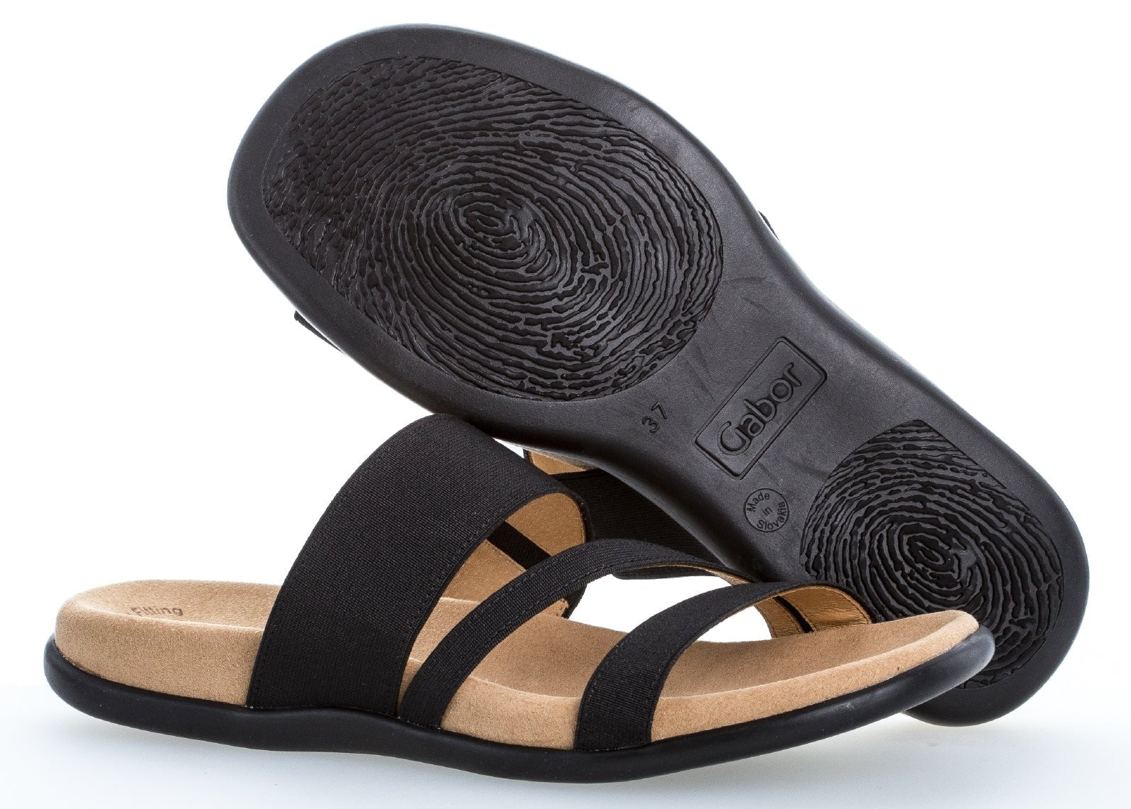 '03.702.87' women's slide sandal - black - Chaplinshoes'03.702.87' women's slide sandal - blackGabor