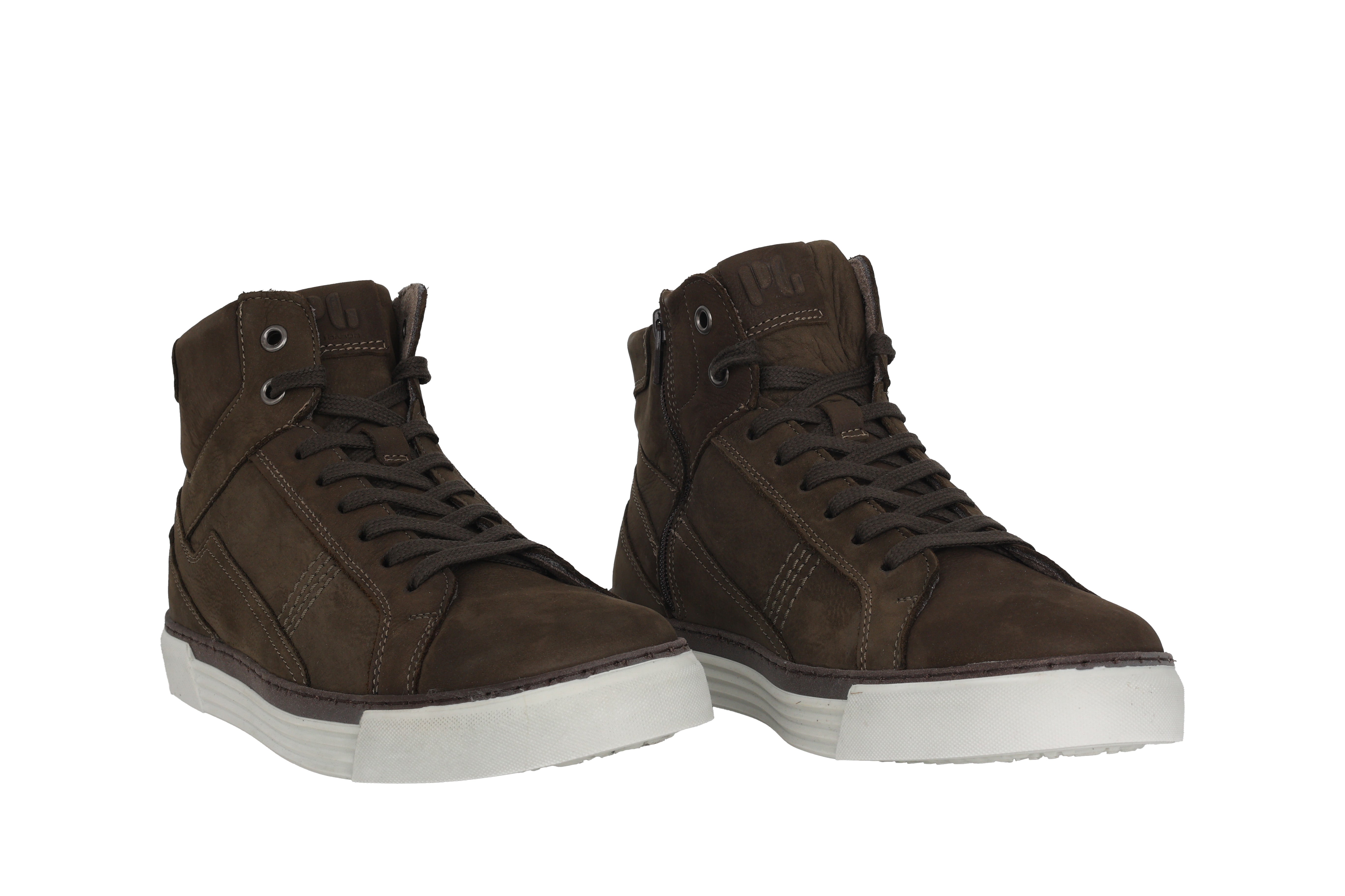 '0460.14.08' men's lace-up sneaker boot - Green