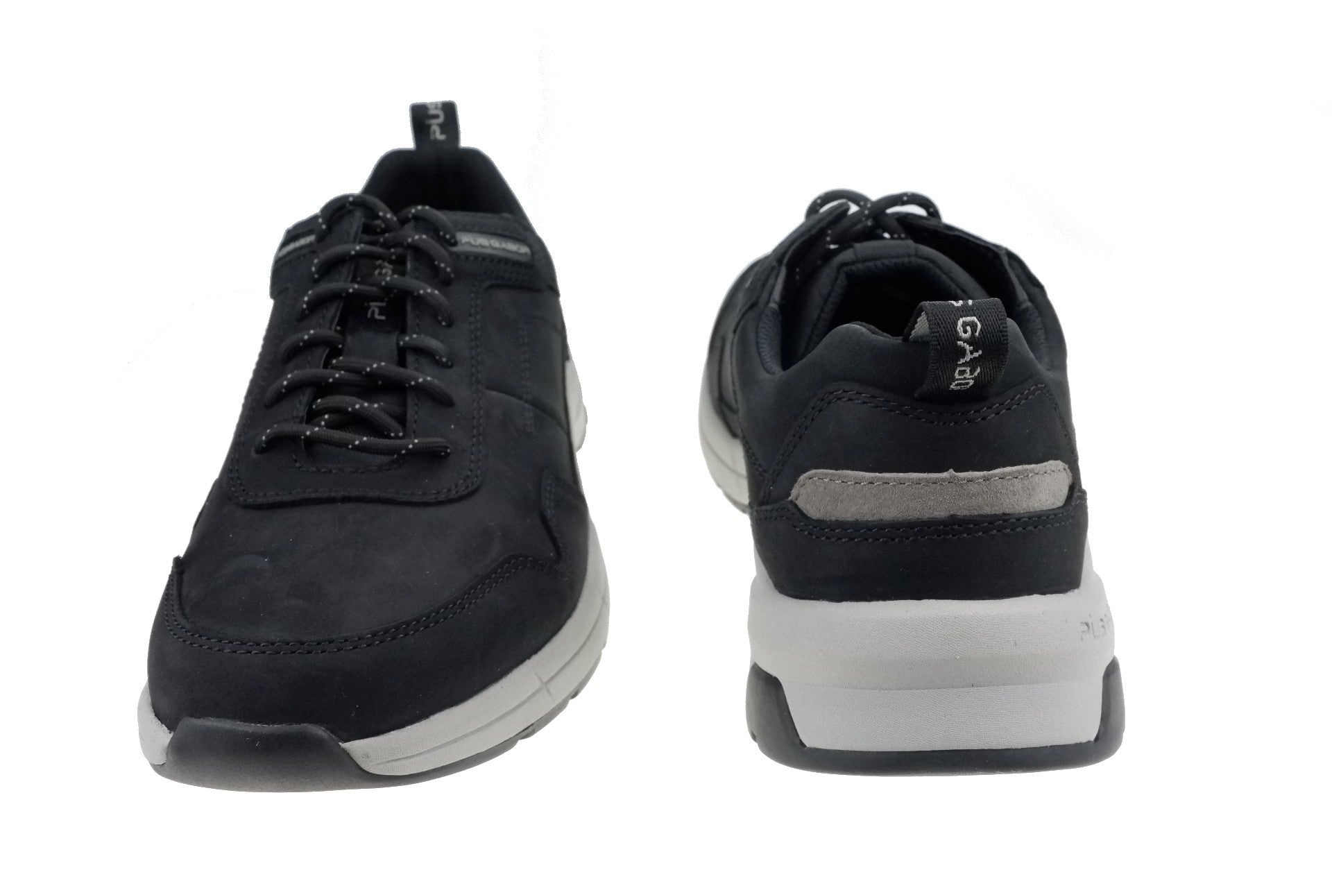 '1014.11.01' men's walking rolling sneaker - black