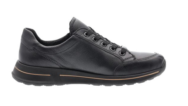 Zapatilla deportiva con cordones para mujer 'Osaka' Wide Fit (H) - negro