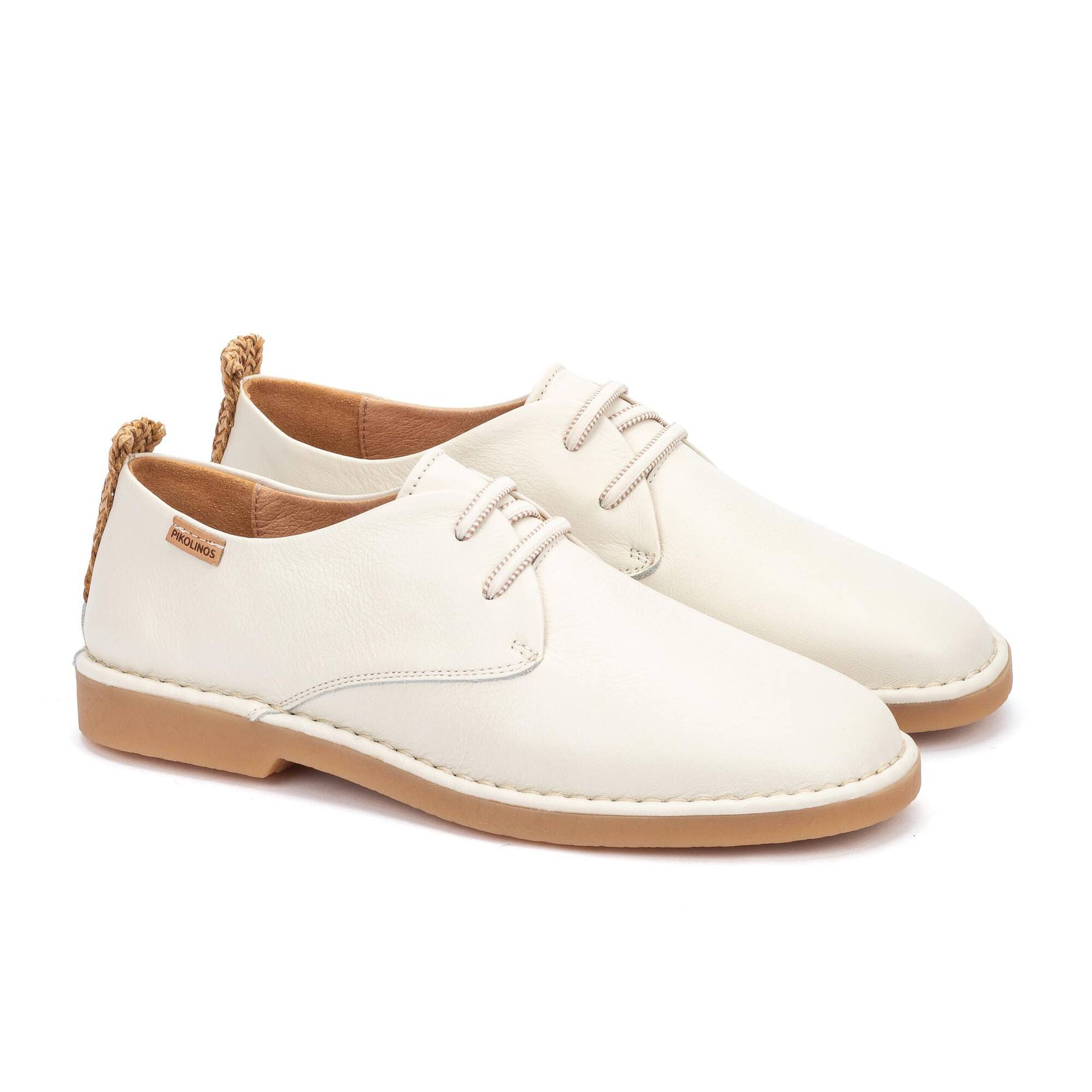 'Noia' women's lace-up shoe - white