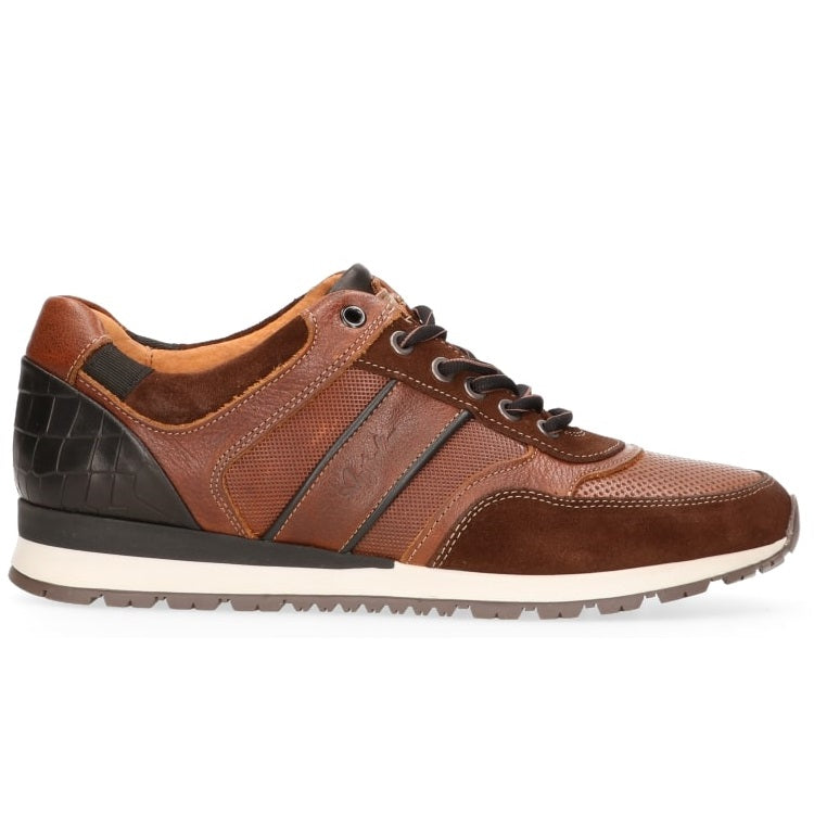 'Navarone' men's lace-up sneaker - brown