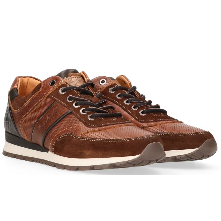 'Navarone' men's lace-up sneaker - brown