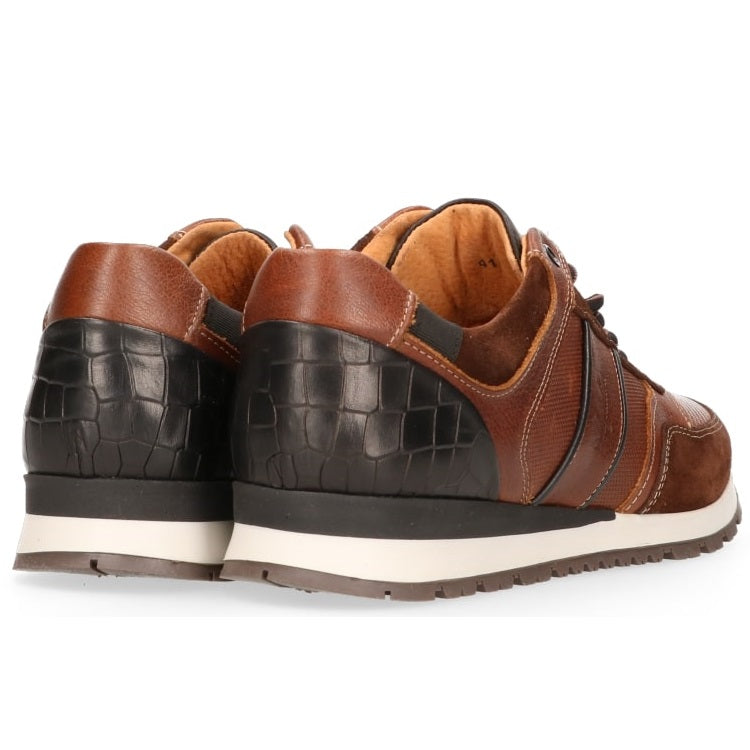 'Navarone' men's lace-up sneaker - brown