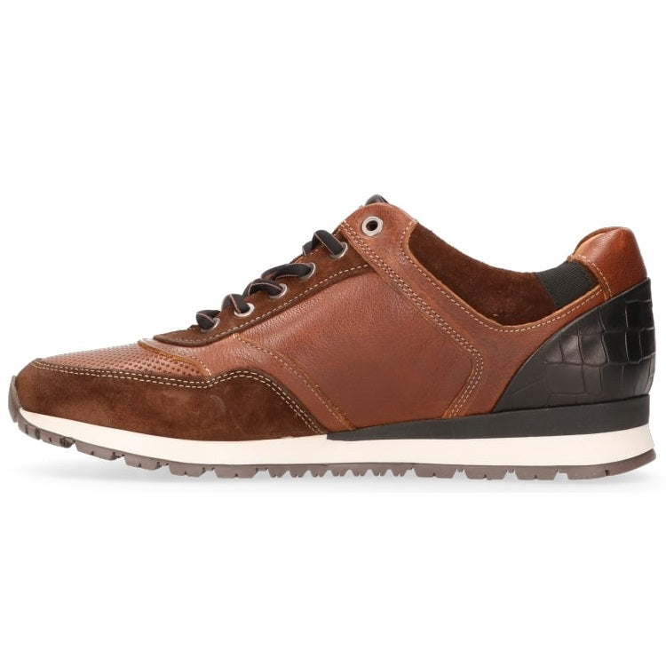 'Navarone' men's lace-up sneaker - brown