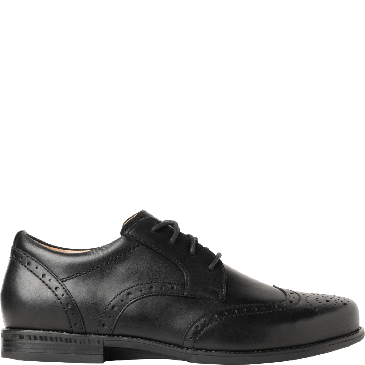 'GREG' men"s dressed broque lace-up - black