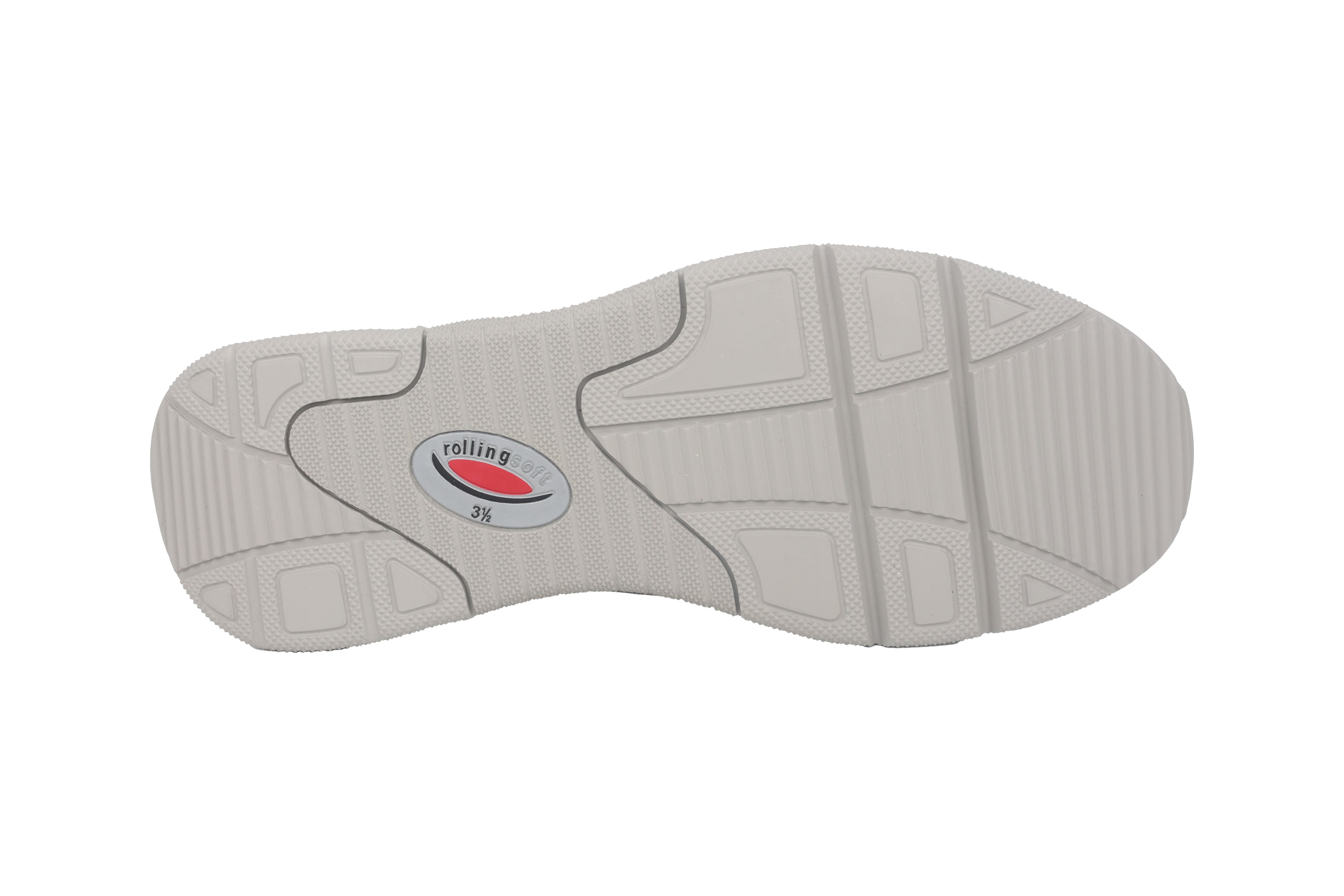 Rollschuh-Schnürsneaker '26.895.51' für Damen – Weiß-Blau-Mix