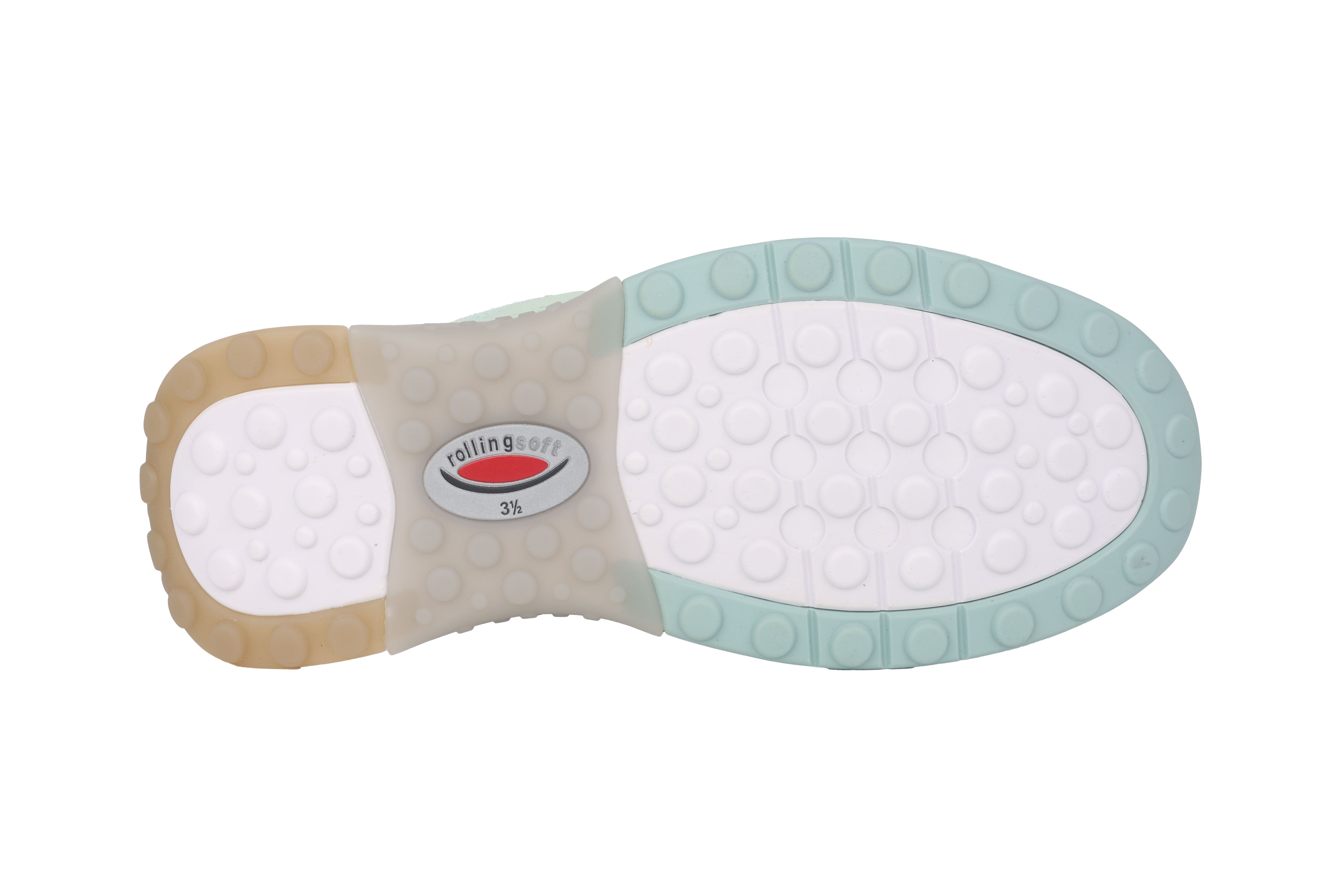 '26.994.22' rollende damessneaker - Groene mix