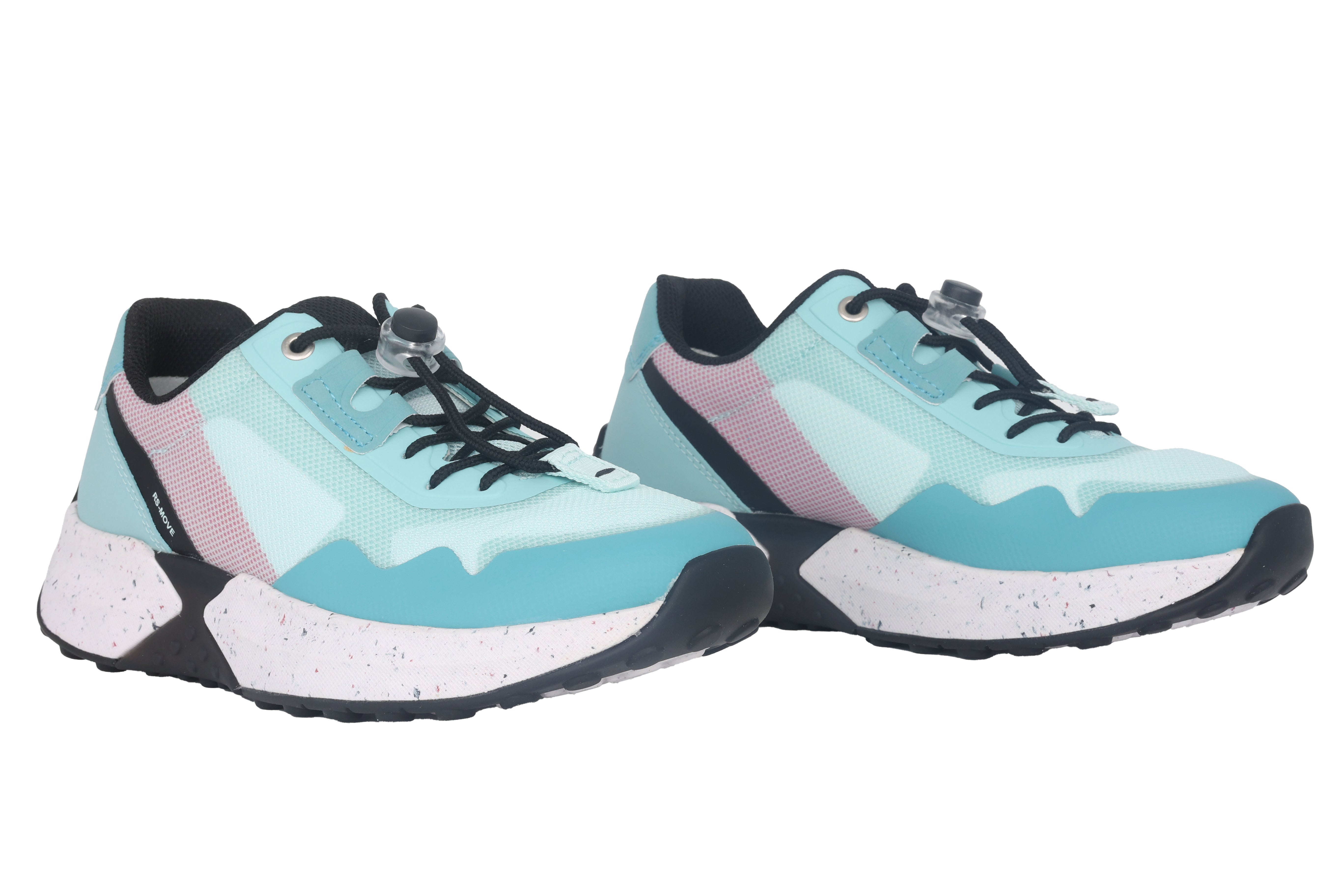 Sneaker da passeggio con lacci da donna '26.995.22' - verde combinato