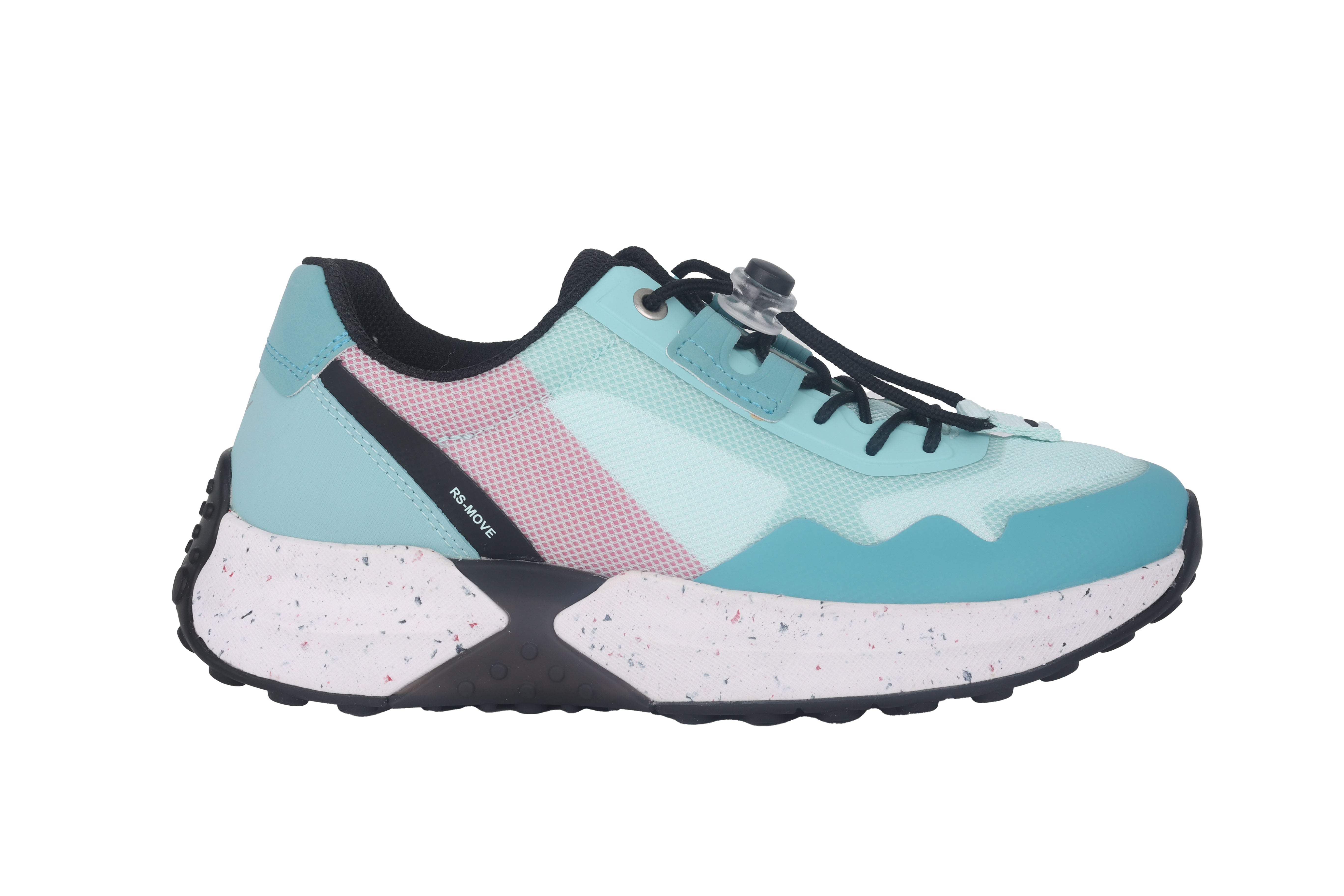Sneaker da passeggio con lacci da donna '26.995.22' - verde combinato