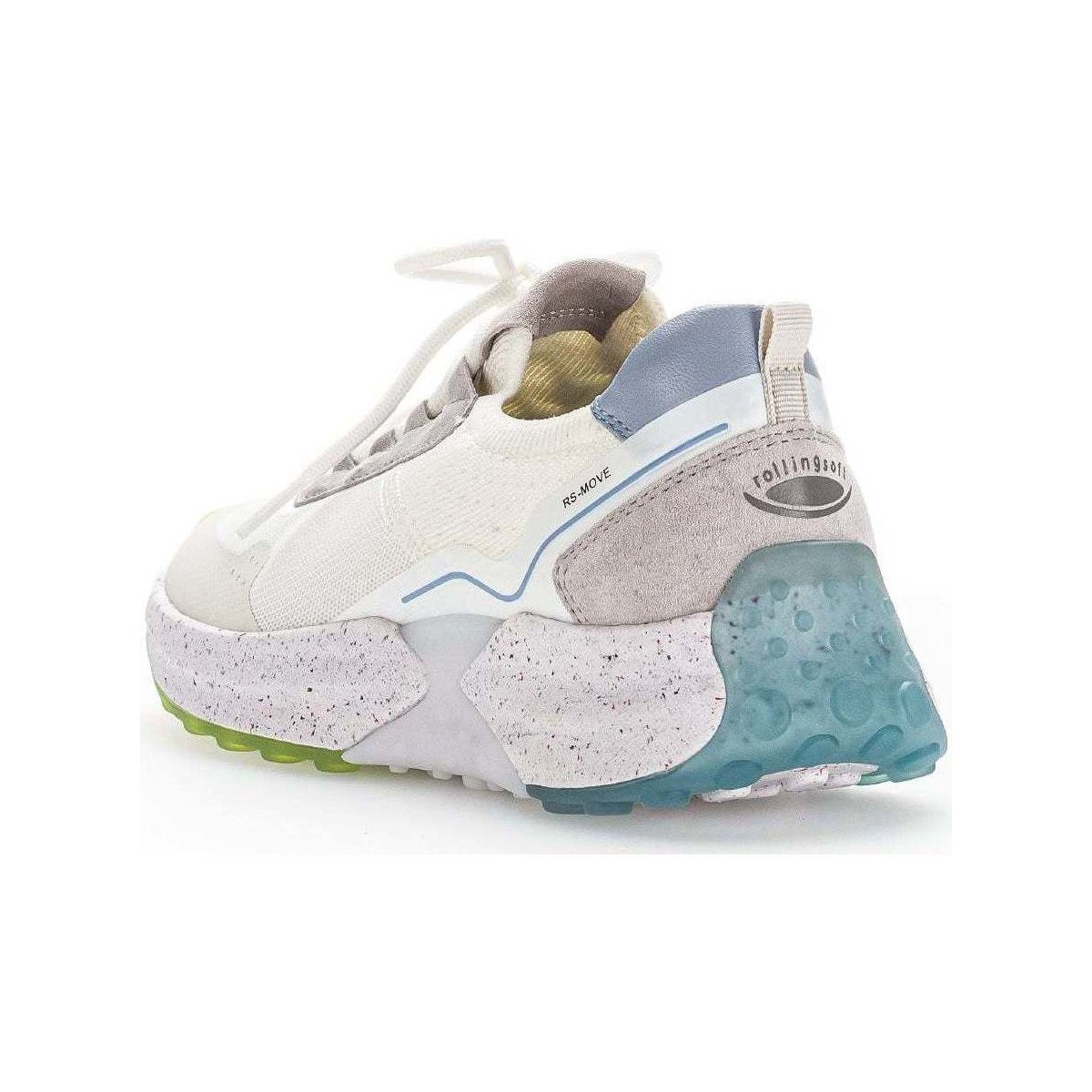 '26.996.51' zapatilla deportiva de mujer con cordones y ruedas -blanco