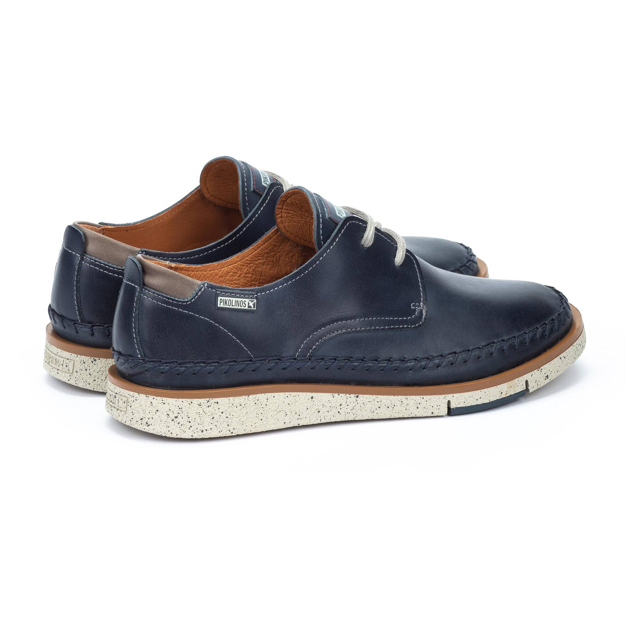 'San Juan' men's lace-up shoe - Blue