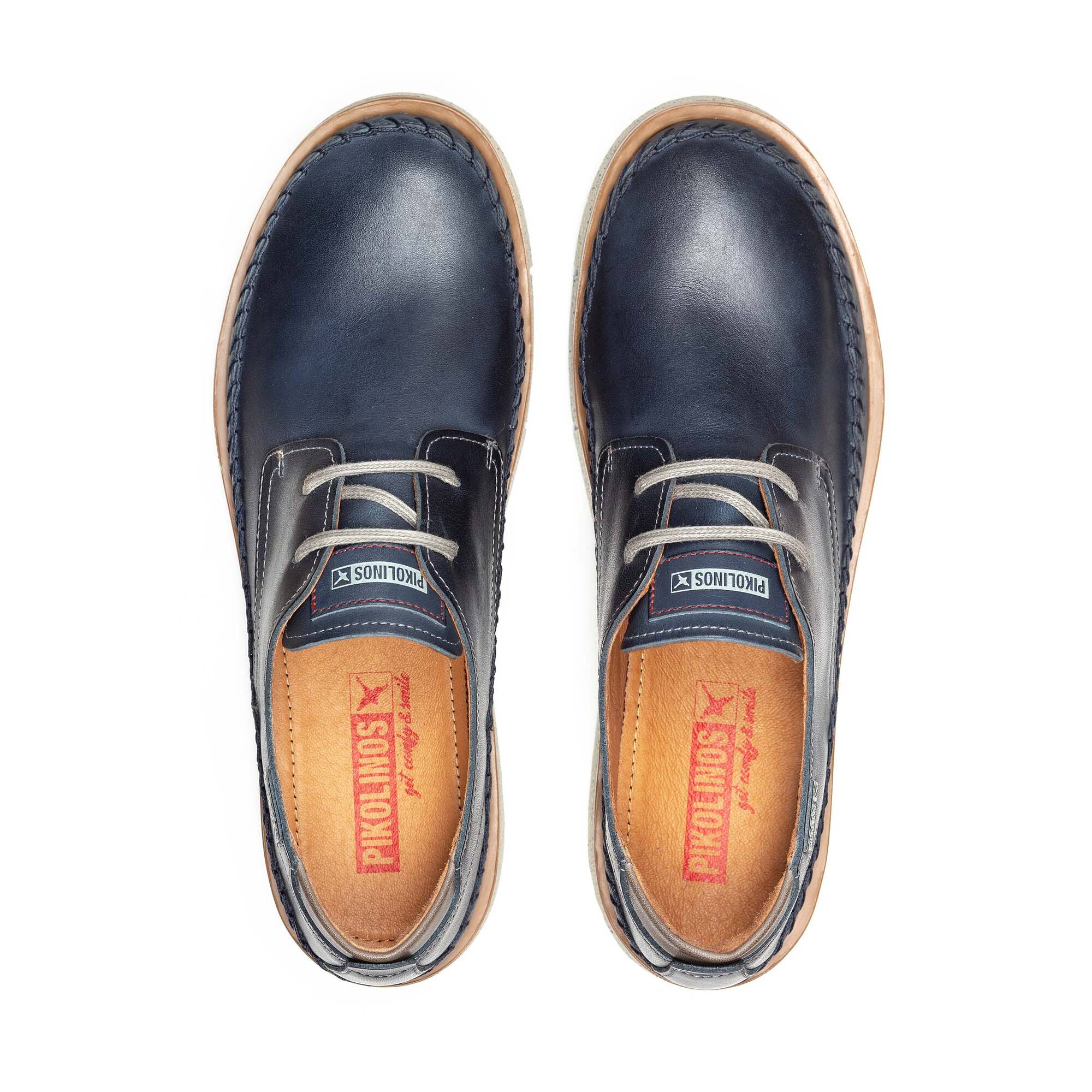 'San Juan' men's lace-up shoe - Blue