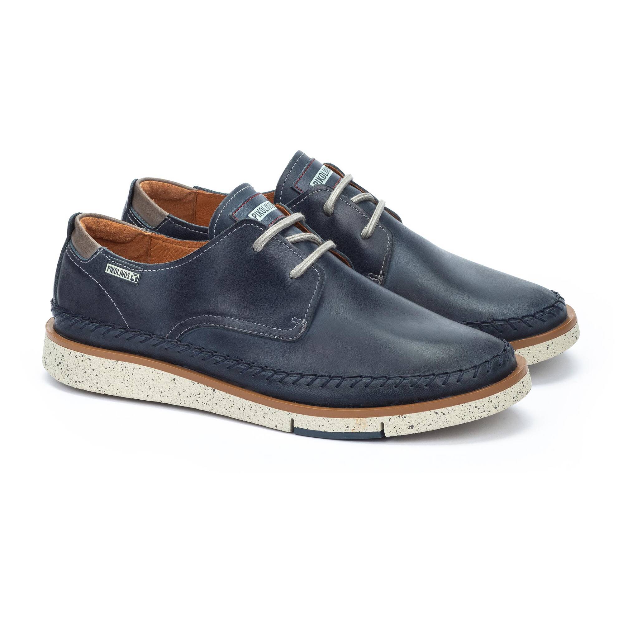 'San Juan' men's lace-up shoe - Blue