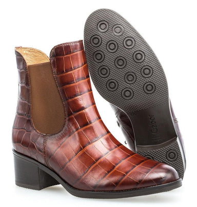 '31.650.34' women's cowboy boot - brown croco - Chaplinshoes'31.650.34' women's cowboy boot - brown crocoGabor