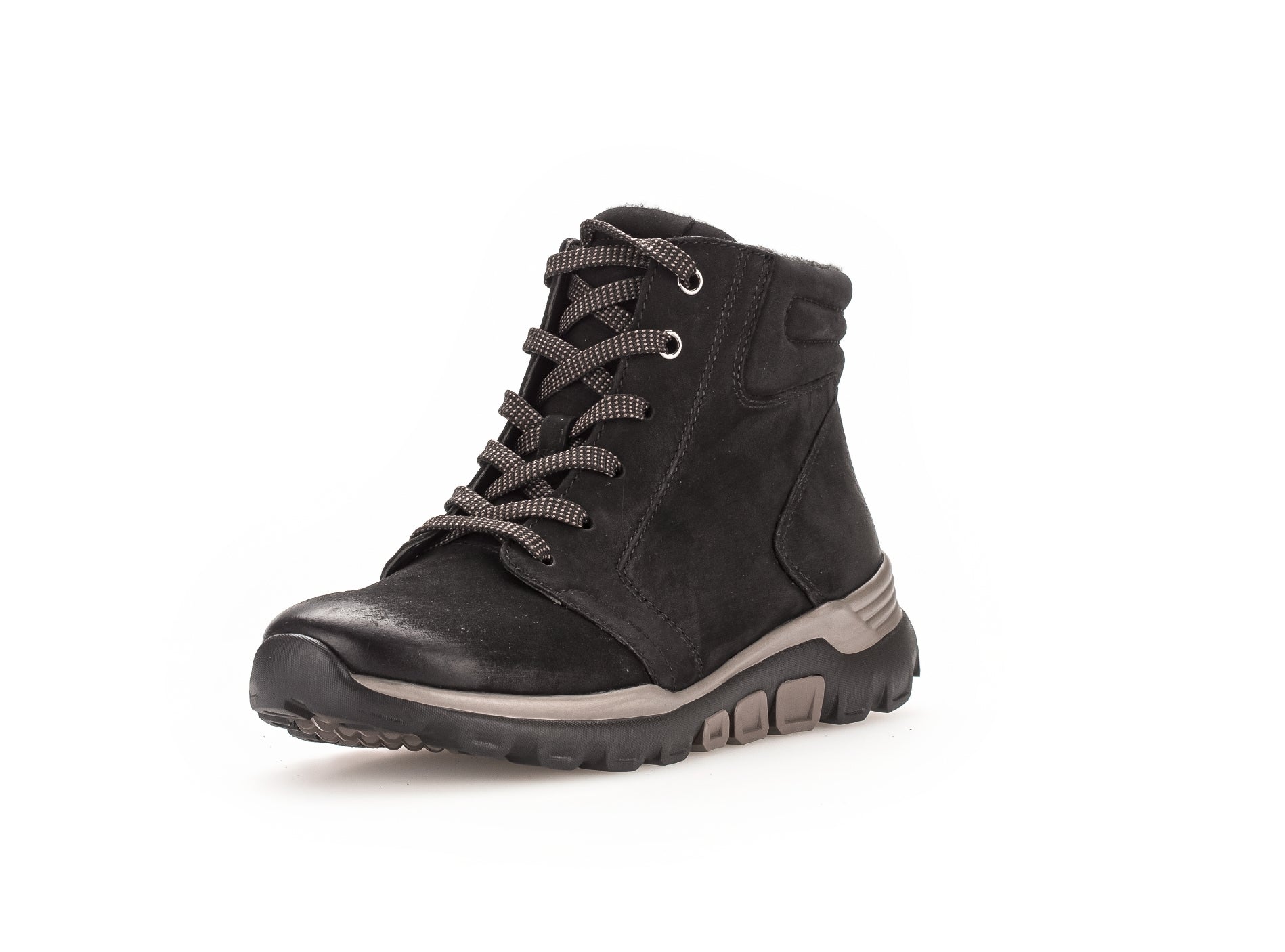 '36.824.47' bota para caminar con cordones y cremallera para mujer - Negro - Chaplinshoes'36.824.47' bota de paseo con cordones y cremallera para mujer - BlackGabor