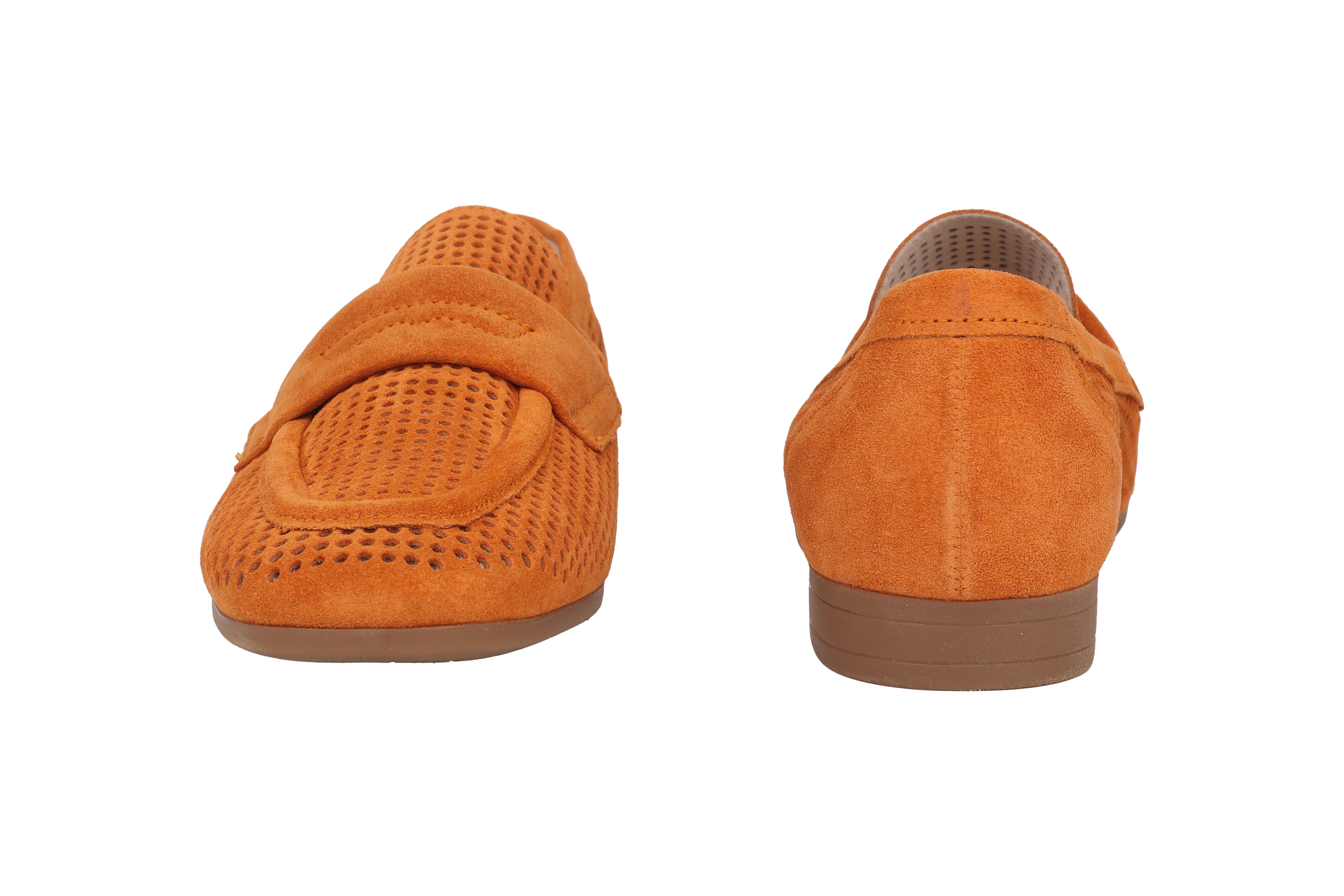 '22.424.31' women's perforated summer loafer - Orange