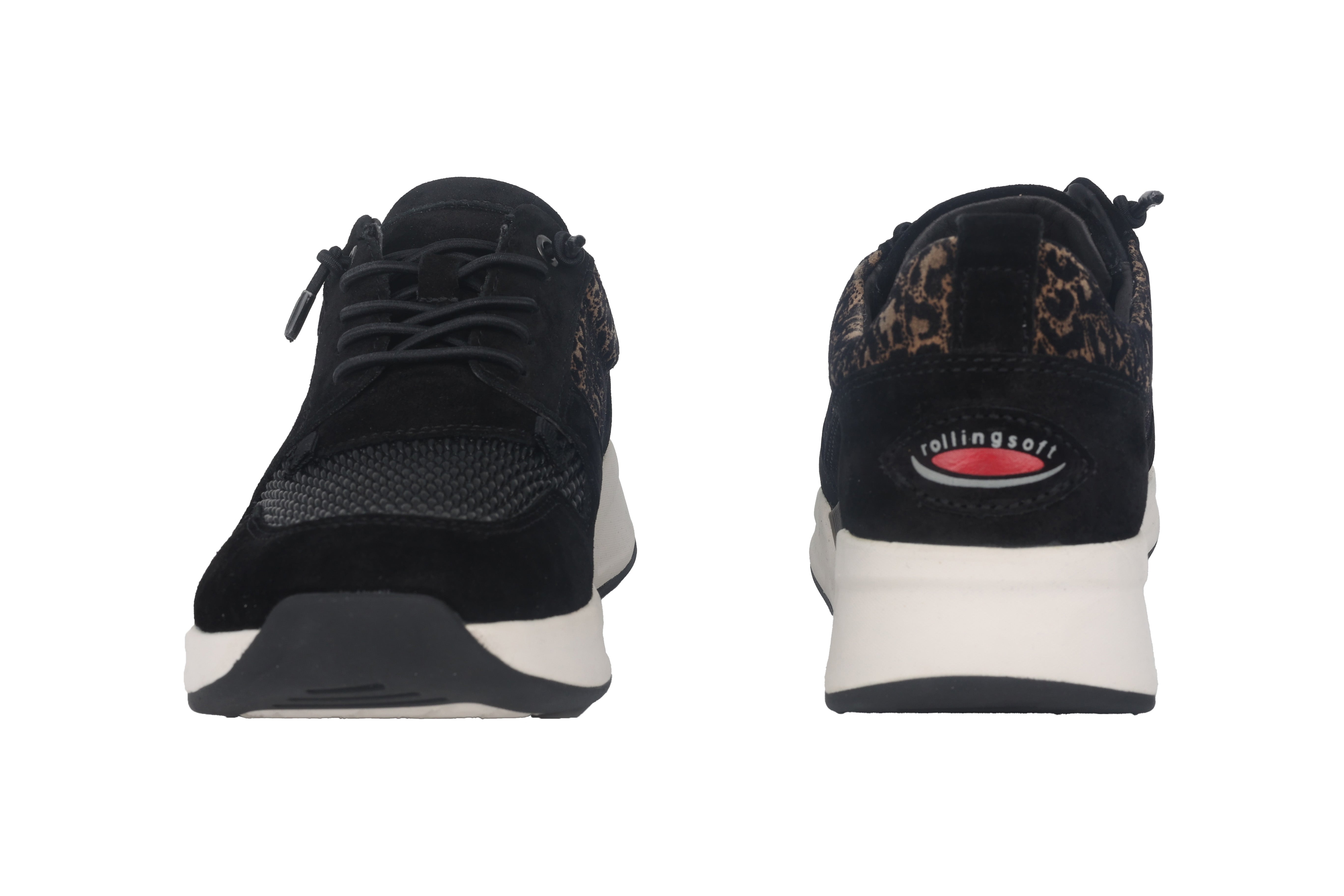 '96.955.84' women's rolling sneaker - Black