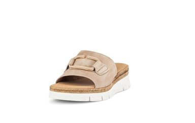 '42.892.30' women's wide fit (H) slides - Beige - Chaplinshoes'42.892.30' women's wide fit (H) slides - BeigeGabor