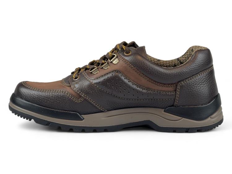 'Curt MT' men's waterproof lace-up shoe - Dark brown