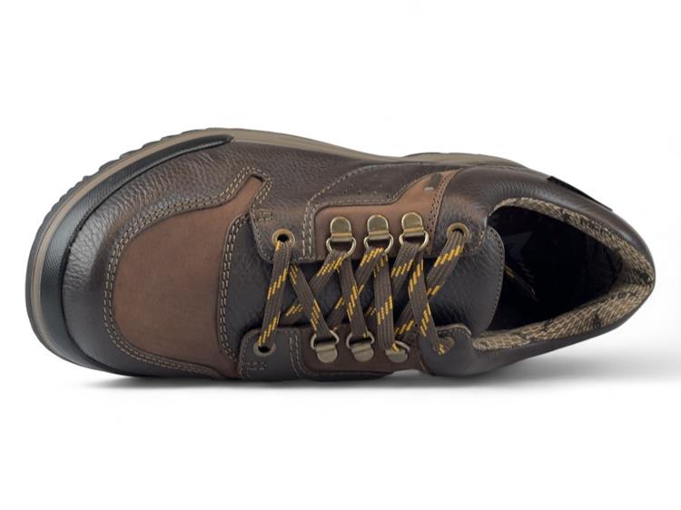 'Curt MT' men's waterproof lace-up shoe - Dark brown