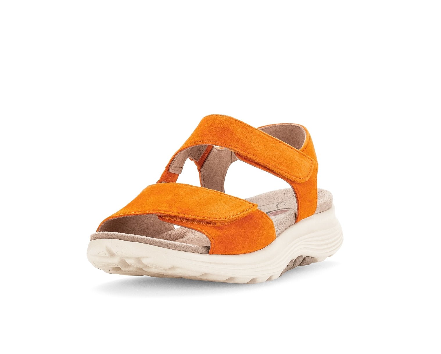 Gabor 46.815.32 woman s Sandals Orange suede Chaplinshoes