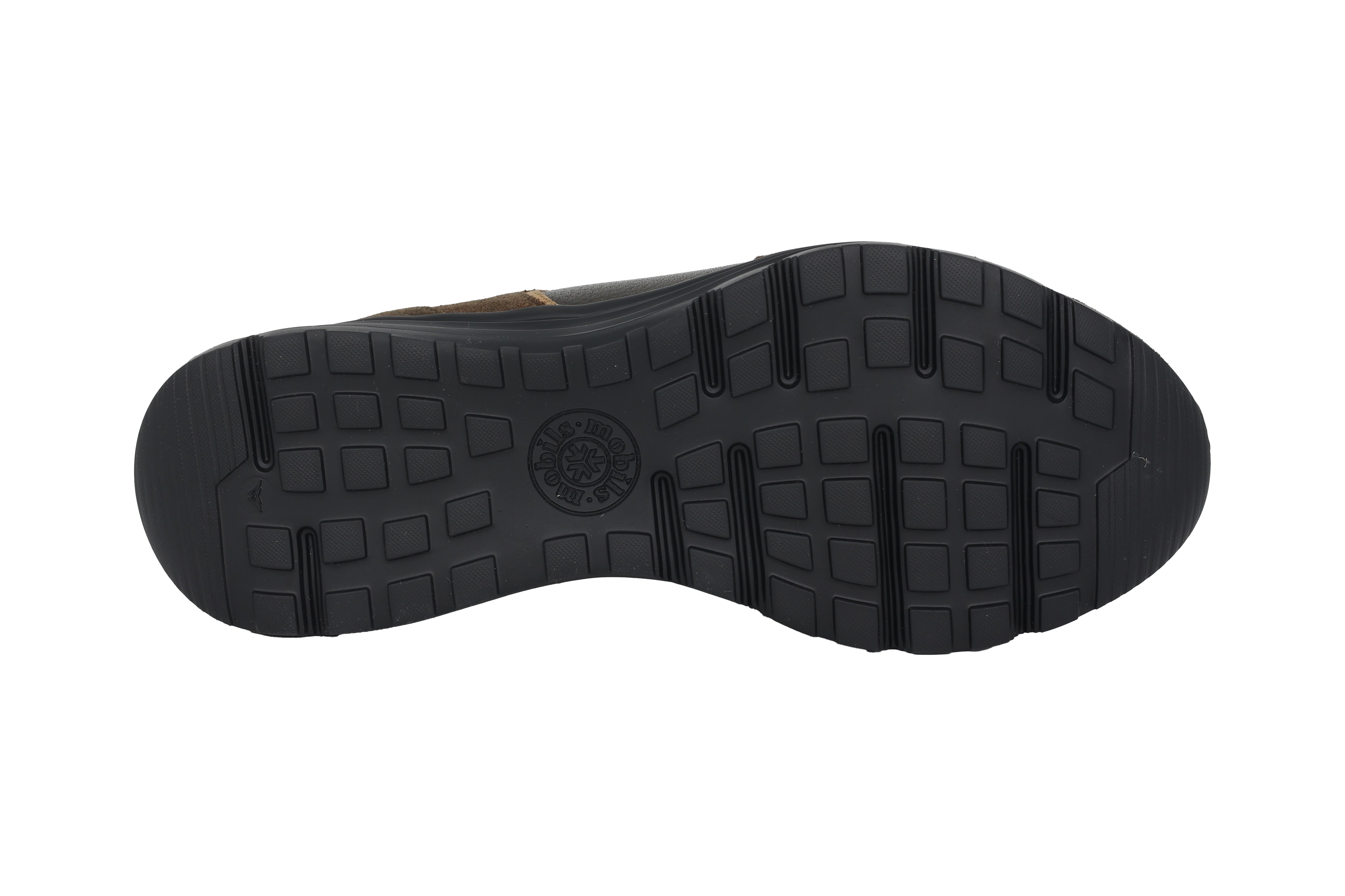 Brayan' men's ergonomic wide fit (H) lace-zip sneaker - Green