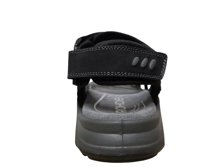 Sandalo con cinturino da uomo "Rodino" - nero