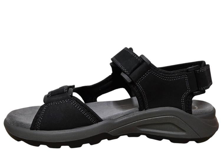 Sandalo con cinturino da uomo "Rodino" - nero