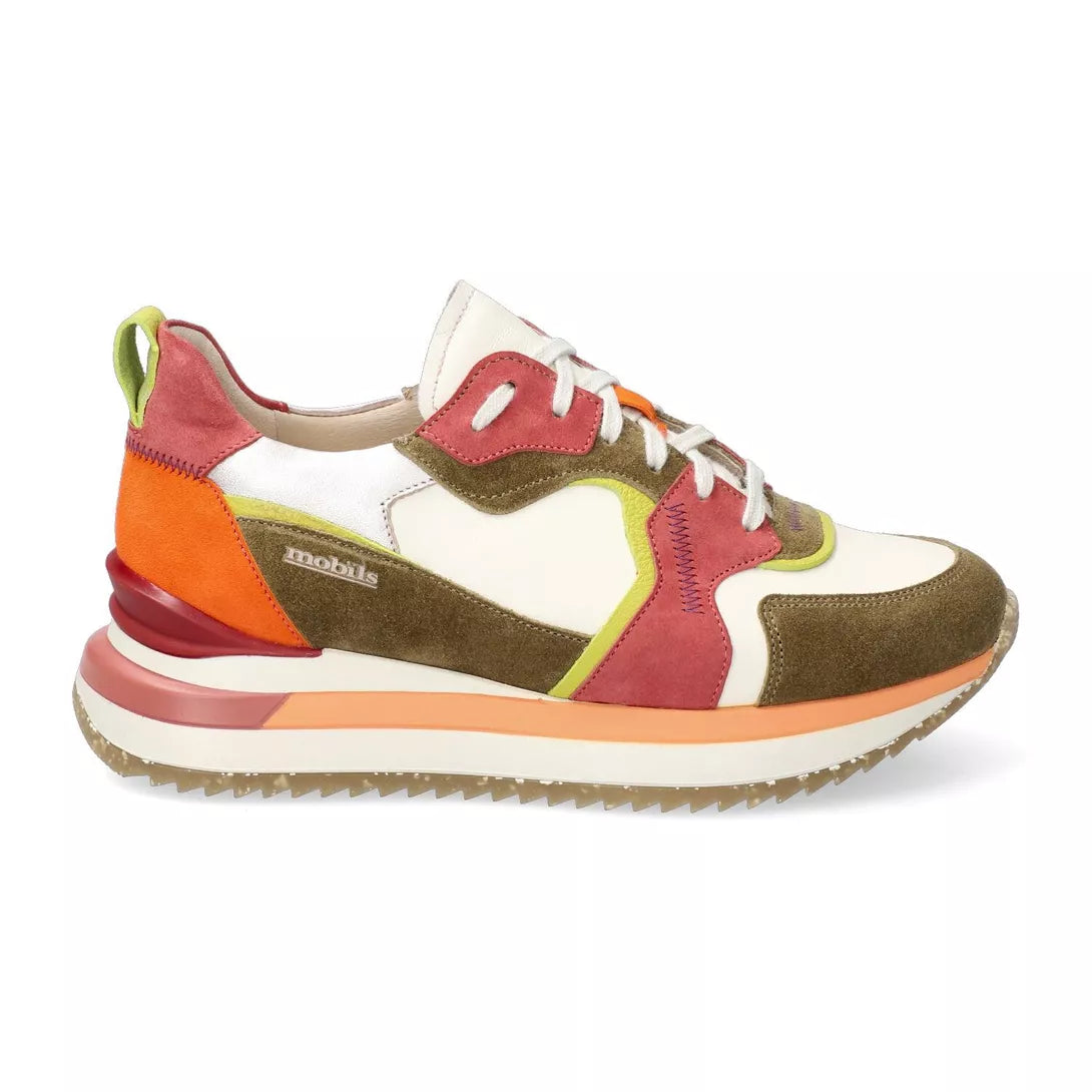 'Janel' women's wide fit (H) ergonomic sneaker - multicolour