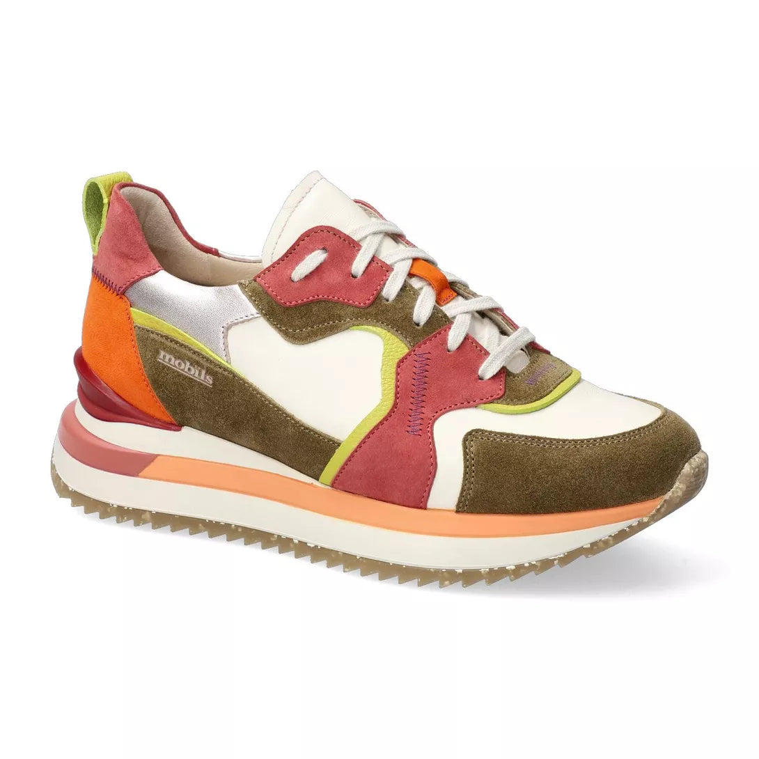 'Janel' women's wide fit (H) ergonomic sneaker - multicolour