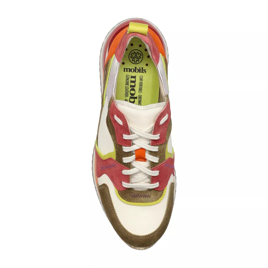 'Janel' women's wide fit (H) ergonomic sneaker - multicolour