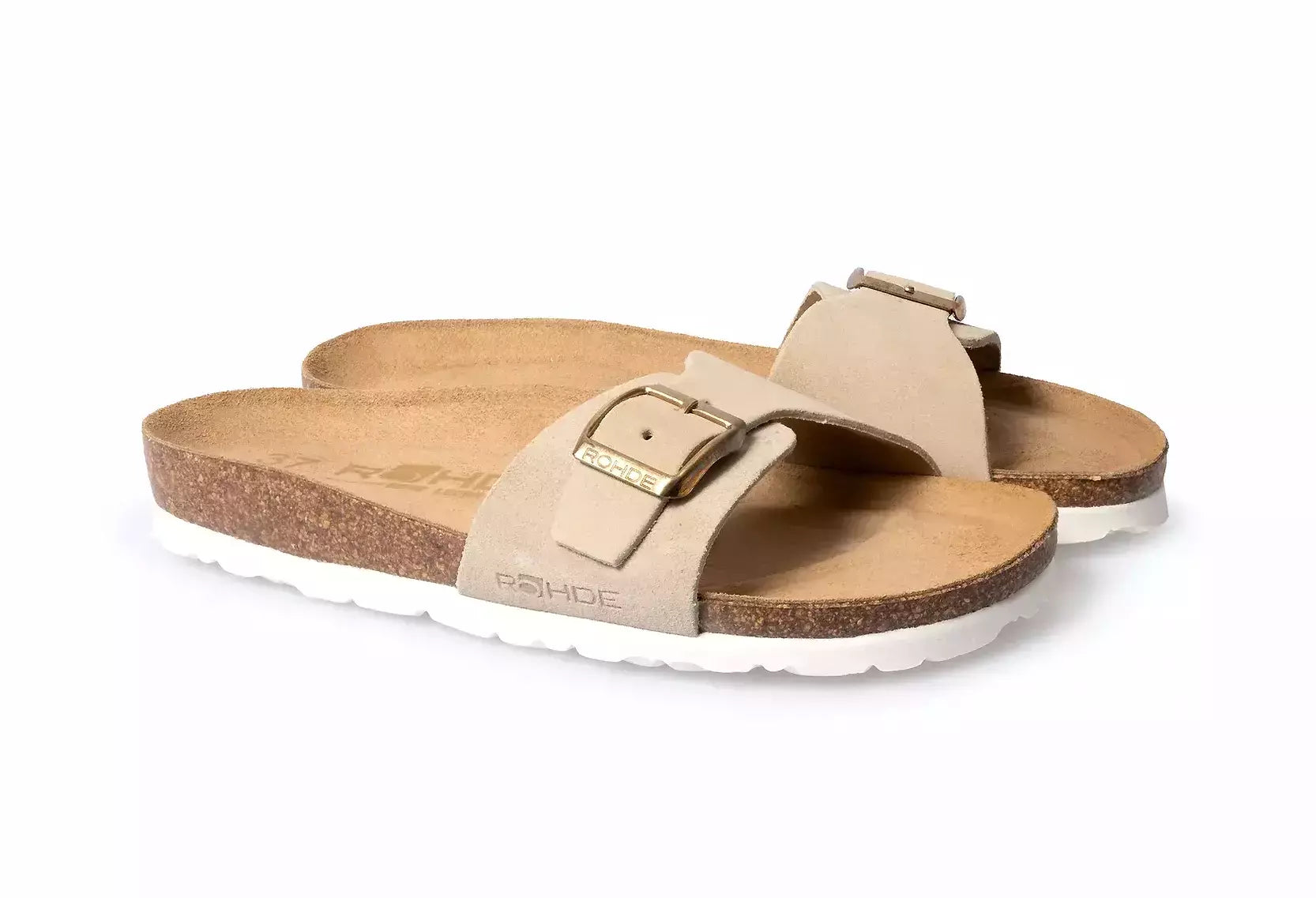 'Alba' women's outdoor mule slide sandal  - beige