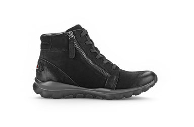 '56.868.47' women's walking rolling lace - zip boot - Black - Chaplinshoes'56.868.47' women's walking rolling lace - zip boot - BlackGabor