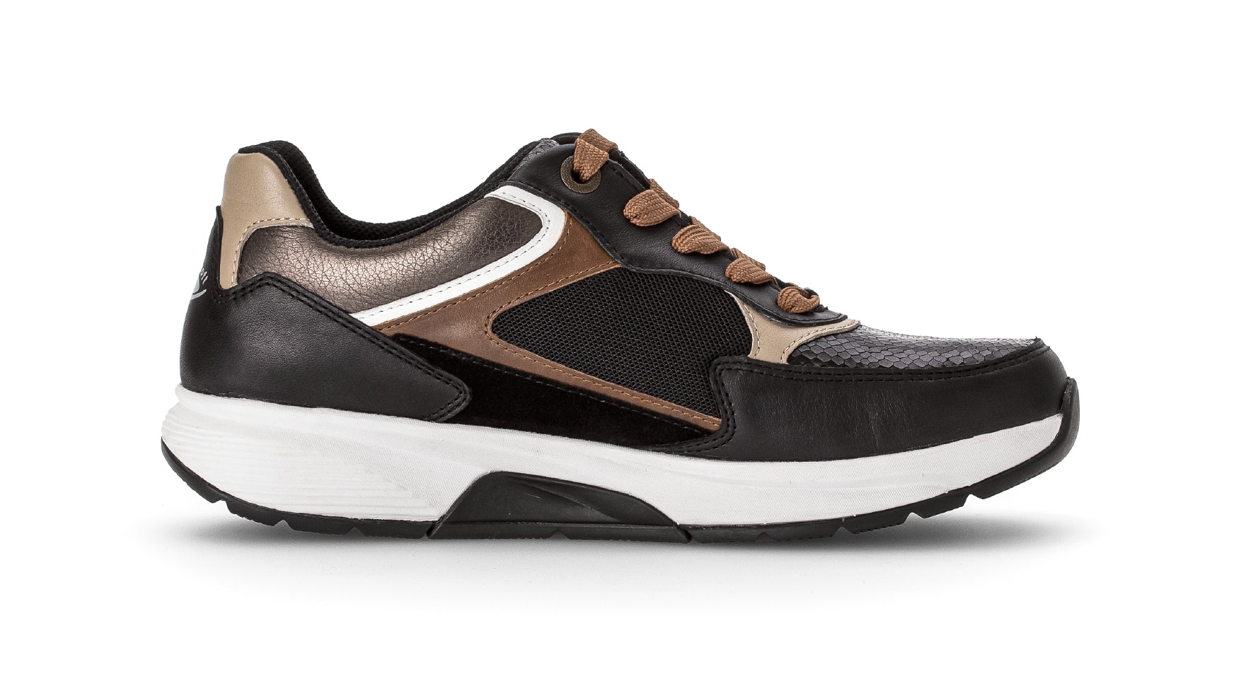 '56.875.87' women's walking rolling sneaker - Black mix - Chaplinshoes'56.875.87' women's walking rolling sneaker - Black mixGabor