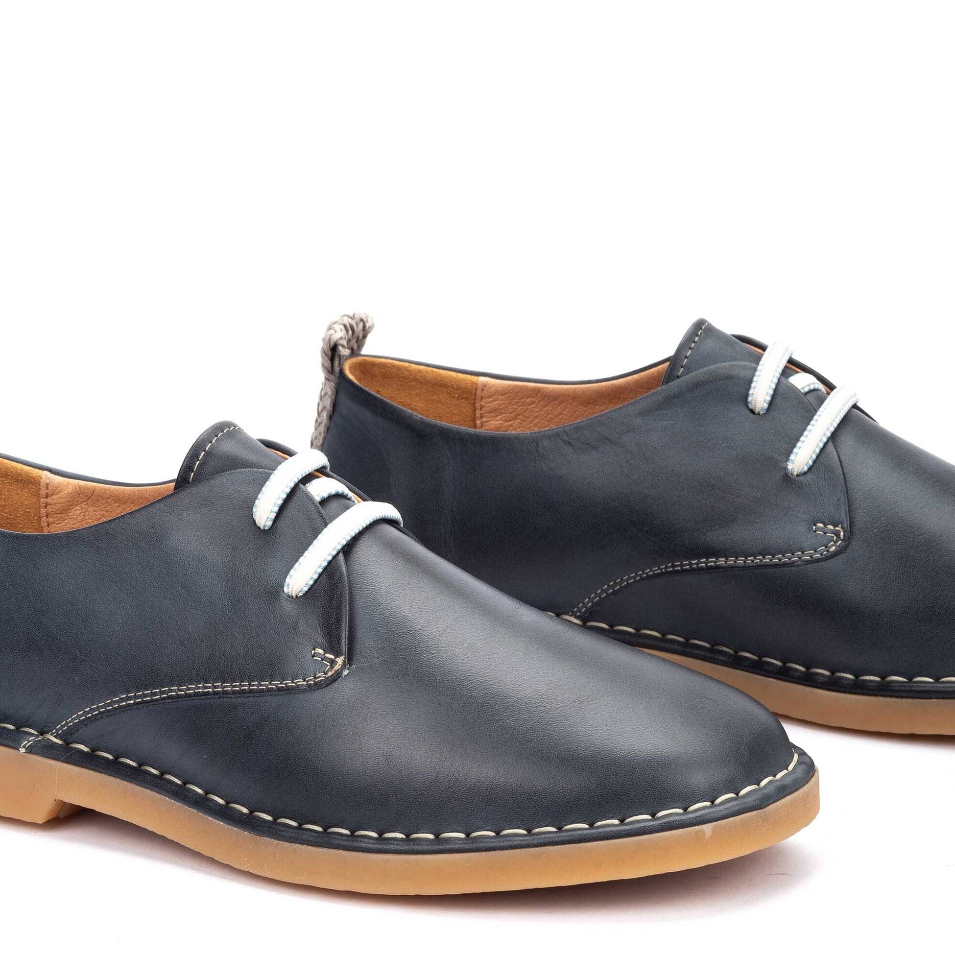 'Noia' women's lace-up shoe - blue