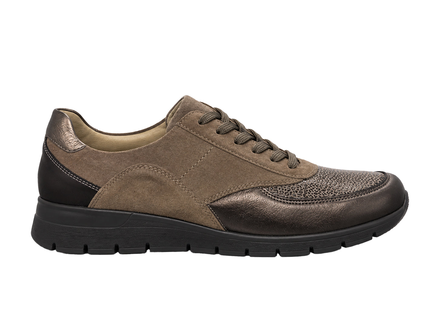 Sneaker da donna "K-Ramona" a calzata molto ampia (K) - grigio