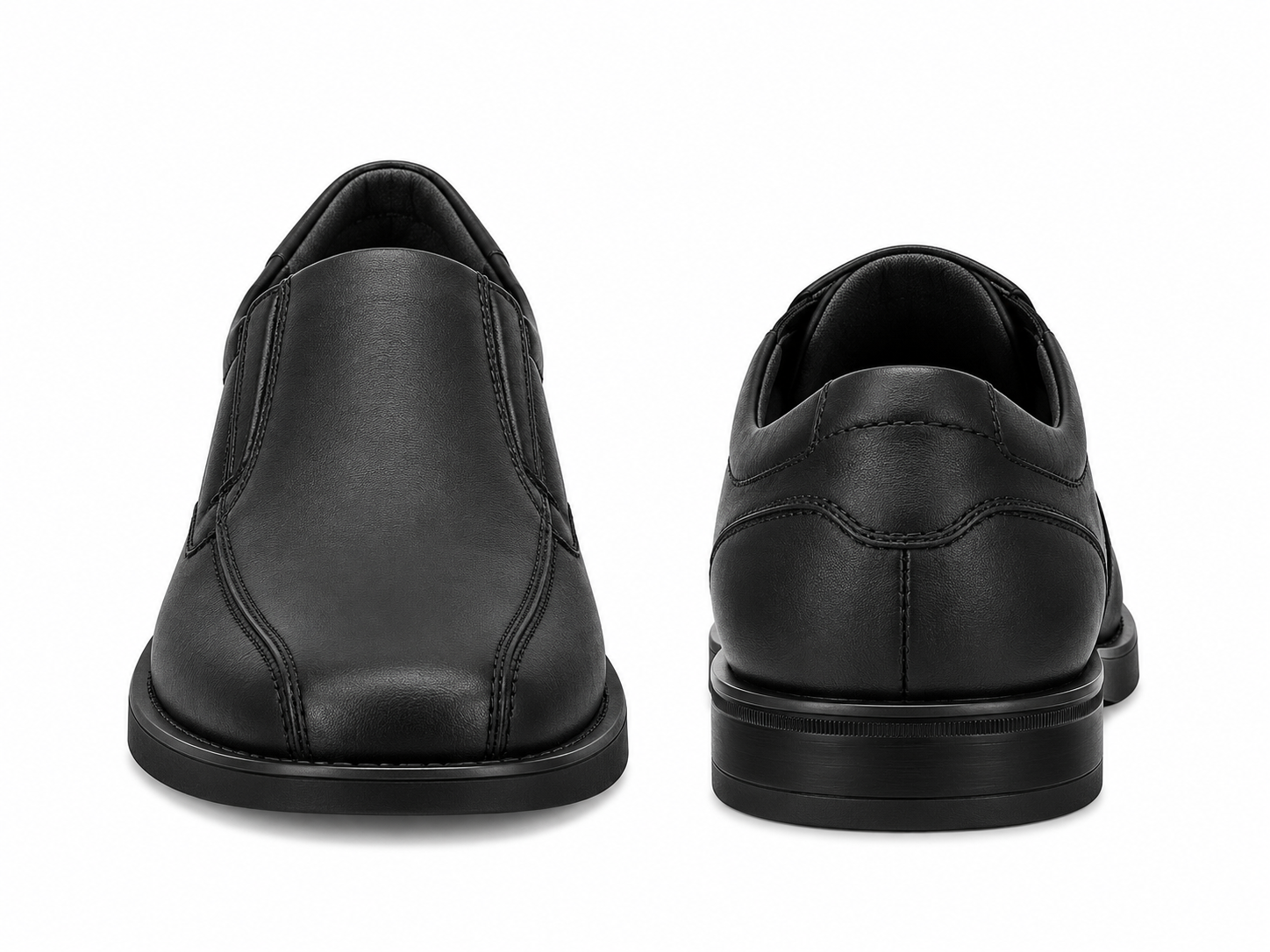 Mocassino slip-on da uomo "Kuno" con vestibilità molto ampia (K) - Nero