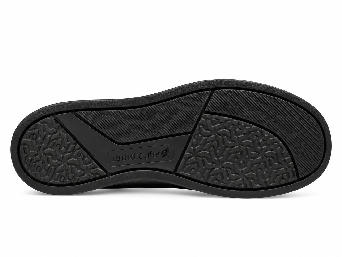 Mocassino slip-on da uomo "Kuno" con vestibilità molto ampia (K) - Nero