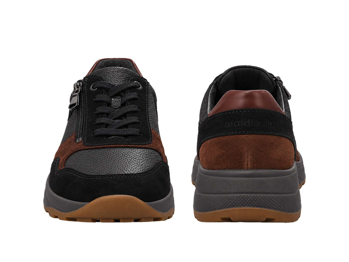 Sneaker da uomo "K-John" con calzata molto ampia (K) - Nera
