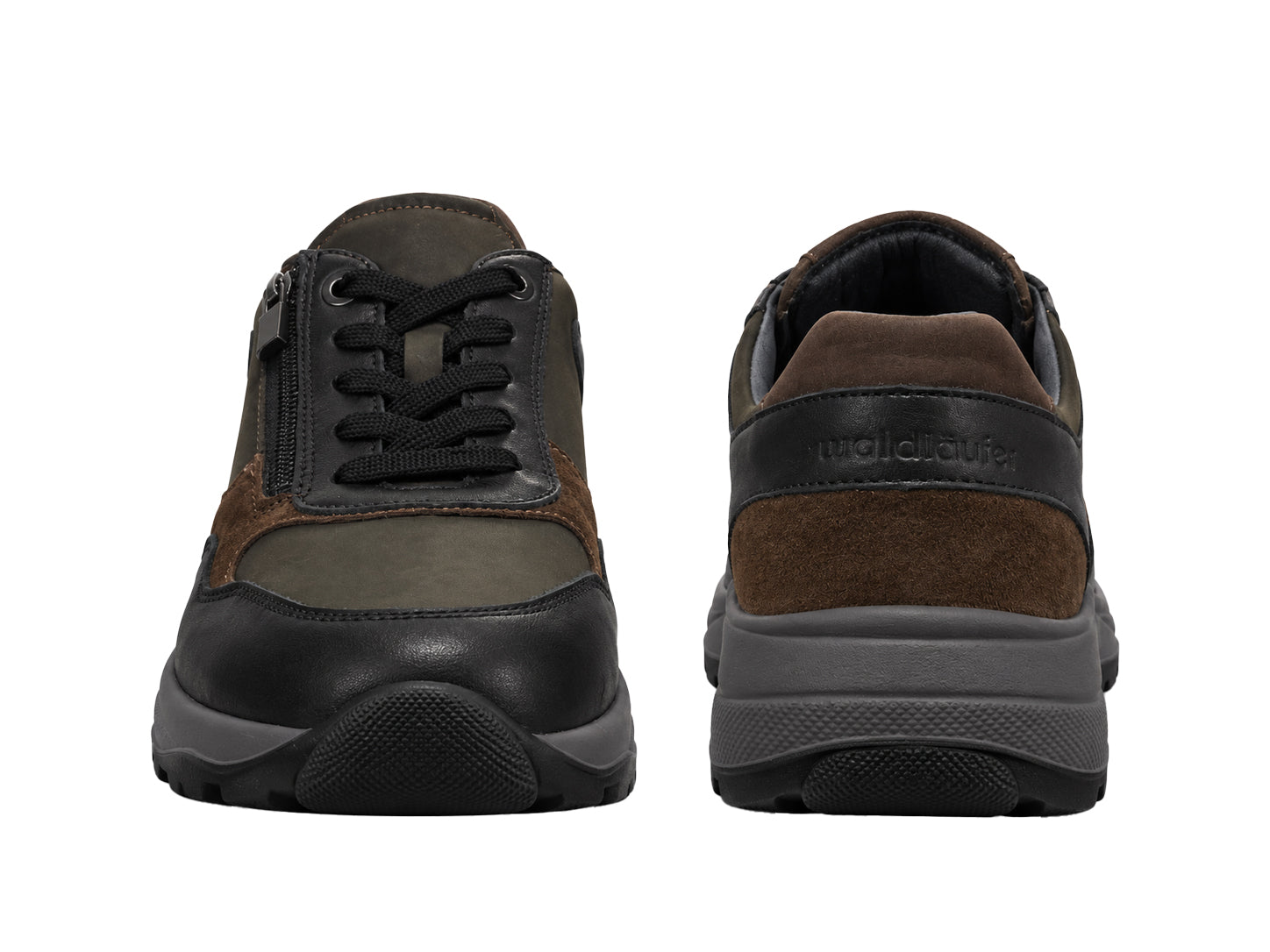 Sneaker allacciata da uomo "K-John" con vestibilità molto ampia (K) - Marrone