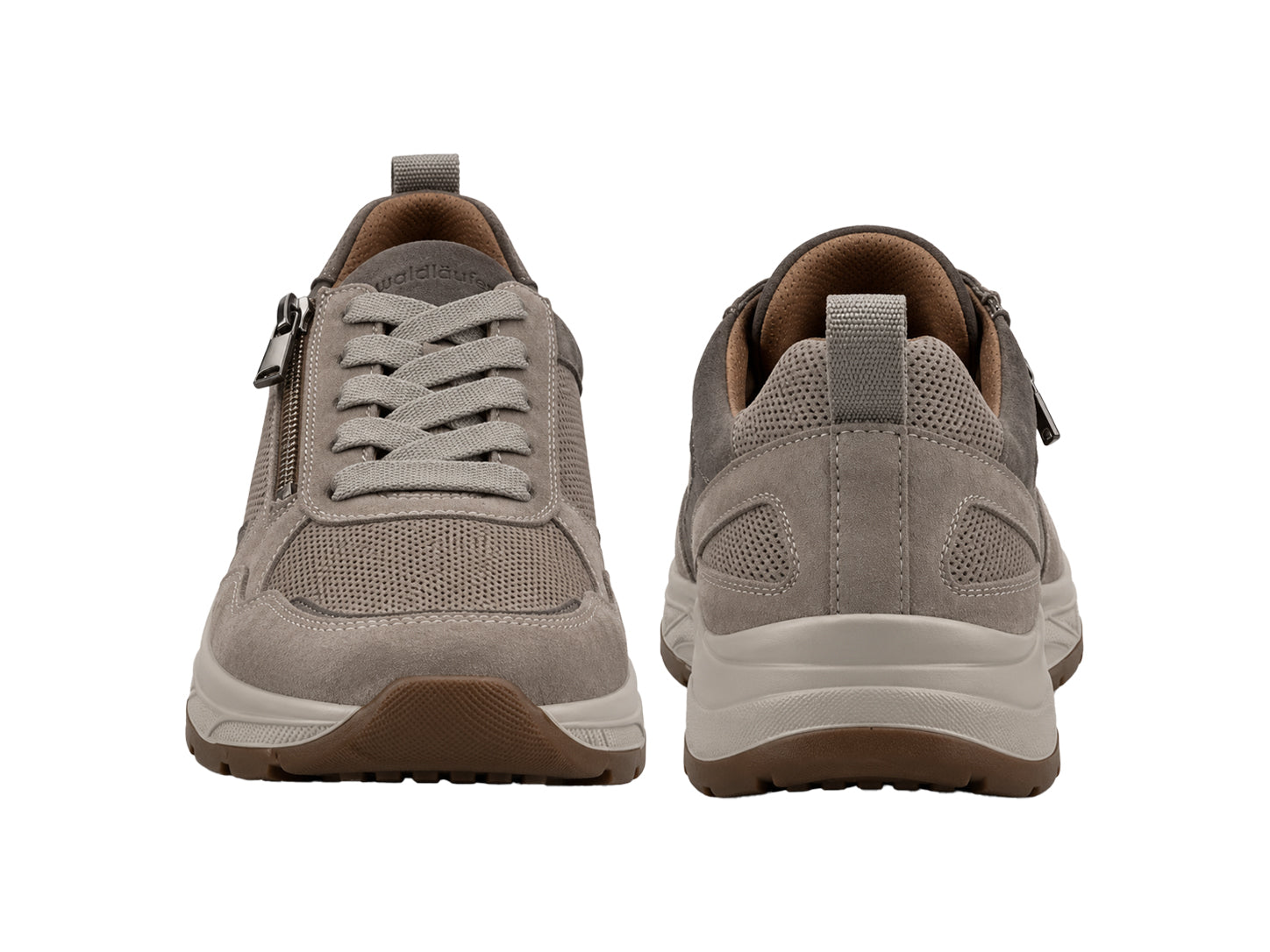 'H-Tom' herrsneaker med bred passform (H) - grå