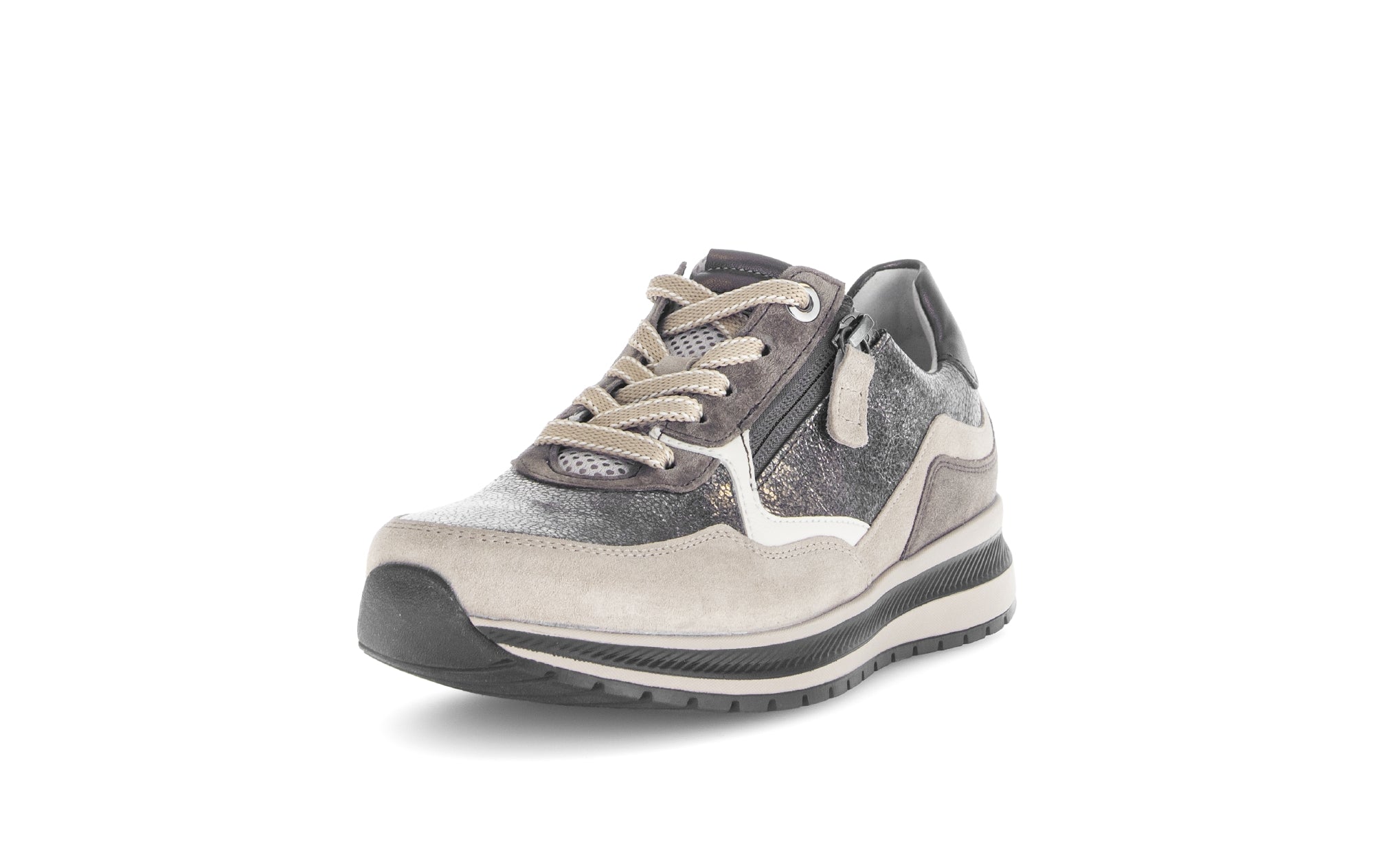 '76.318.64' dámské šněrovací boty - Šedý bronz