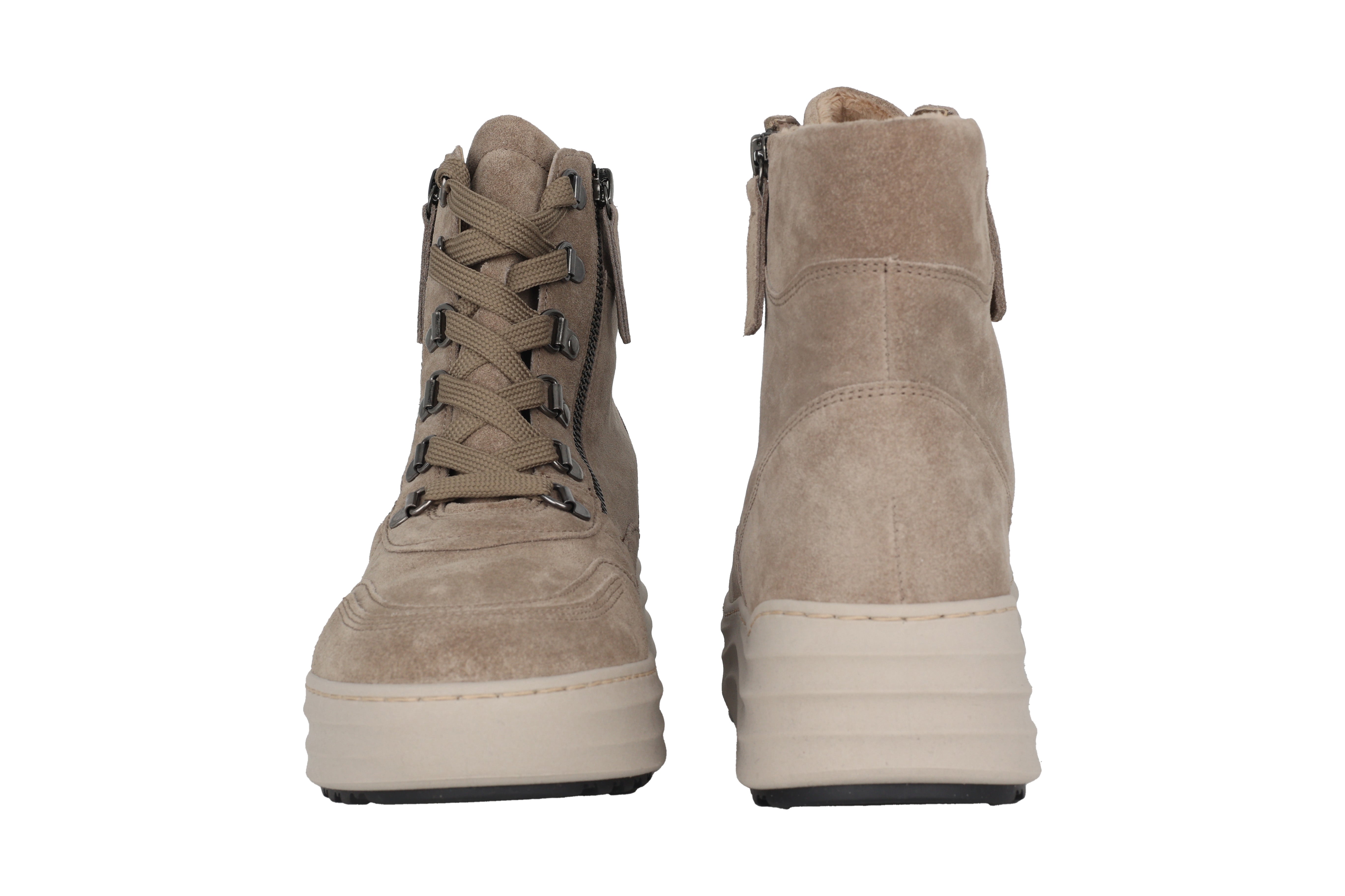 '76.568.39' women's warmlined lace-zip boot - Grey