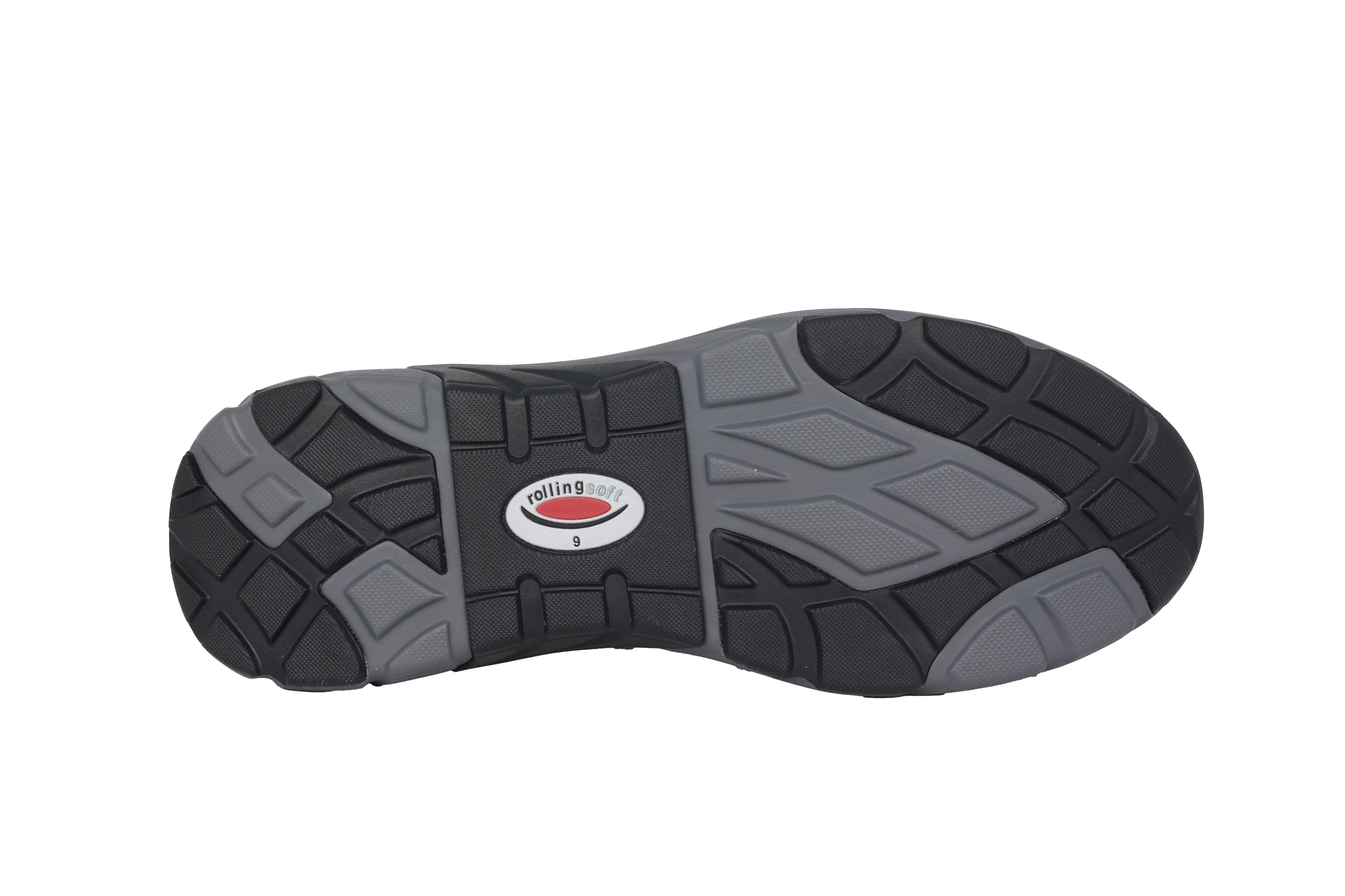 '76.936.47' women's walking rolling lace-up shoe - black