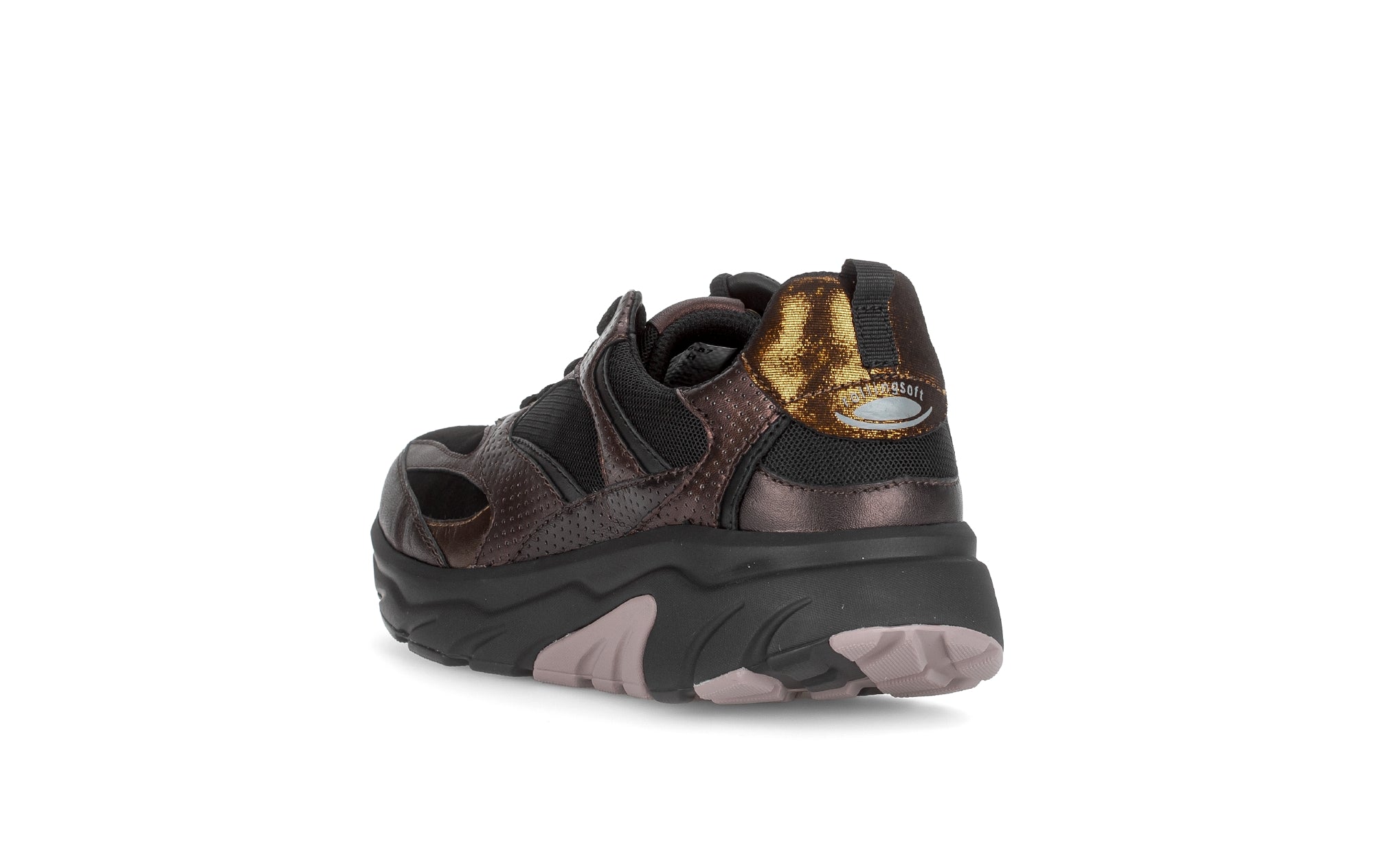 Chaussure à roulettes marche course à pied '76.936.87' pour femme - Mélange noir