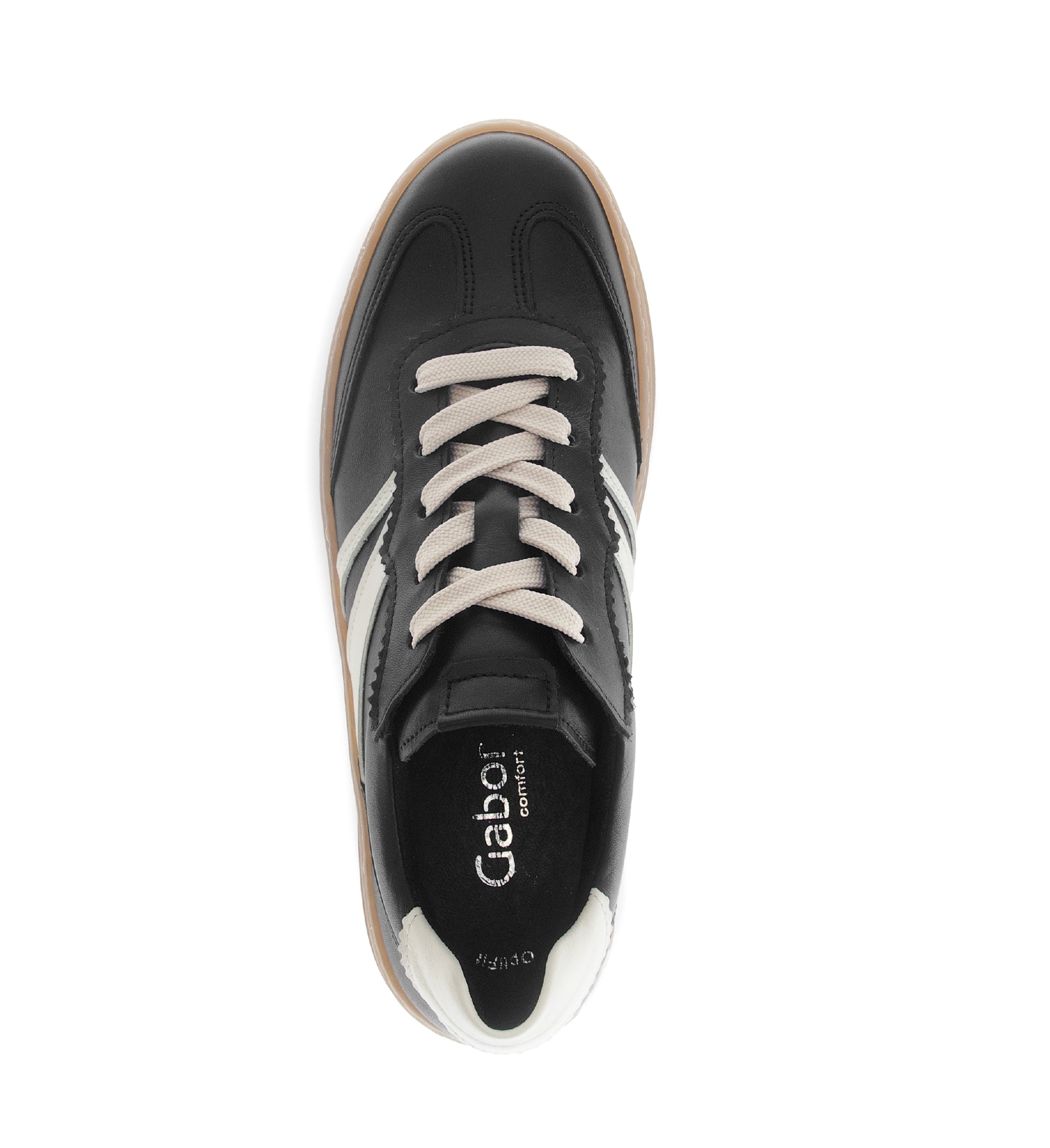 '76.475.57' women's lace-up sneaker - black