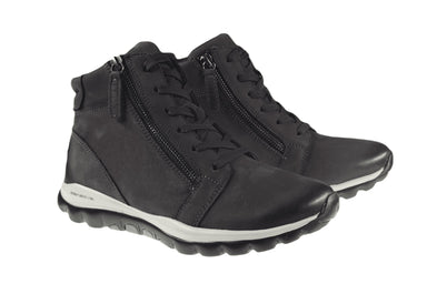 '76.868.39' women's walking lace - zip rolling boot - Grey - Chaplinshoes'76.868.39' women's walking lace - zip rolling boot - GreyGabor